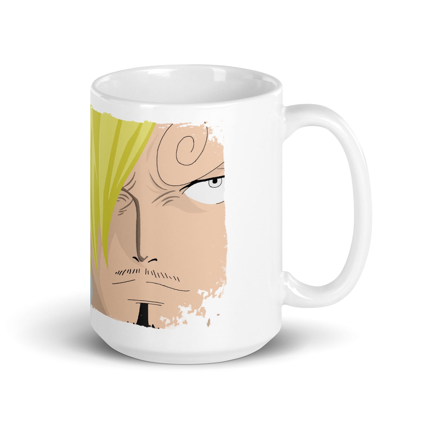 White Glossy Mug -Sanji 12