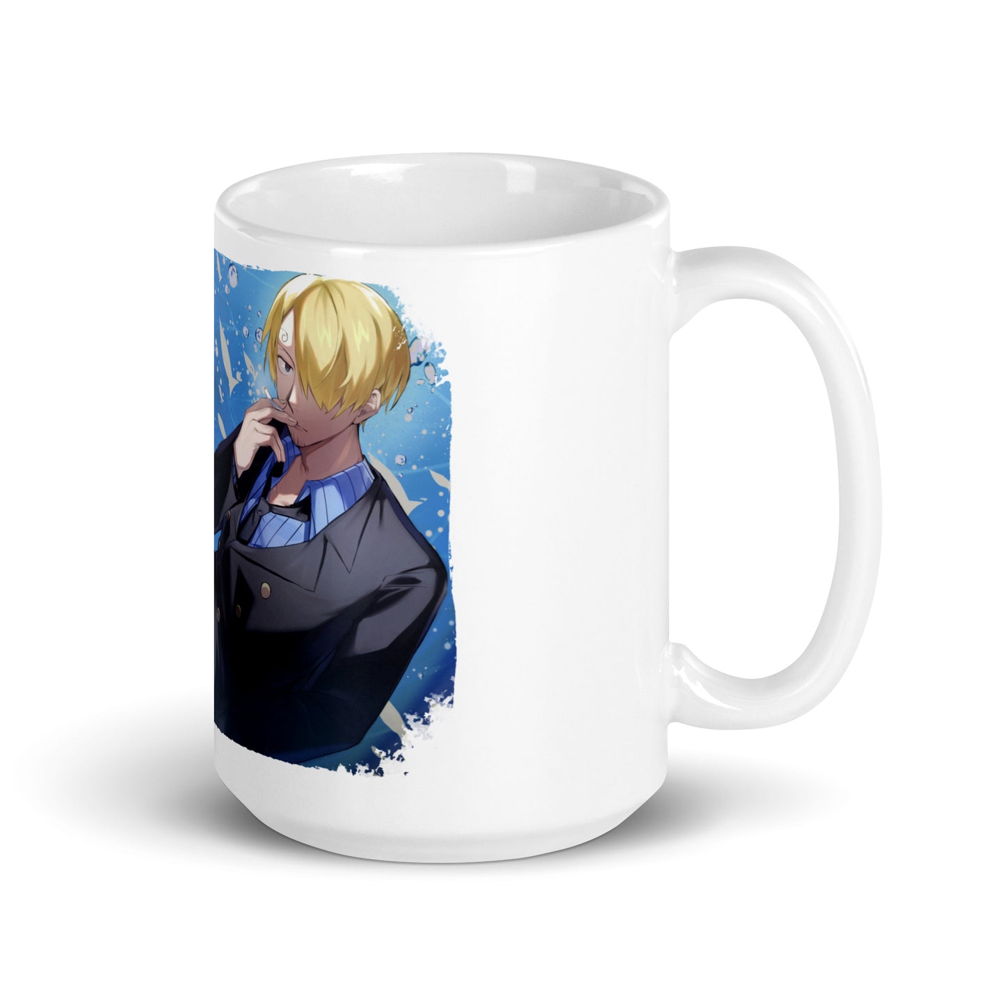 White Glossy Mug -Sanji 18