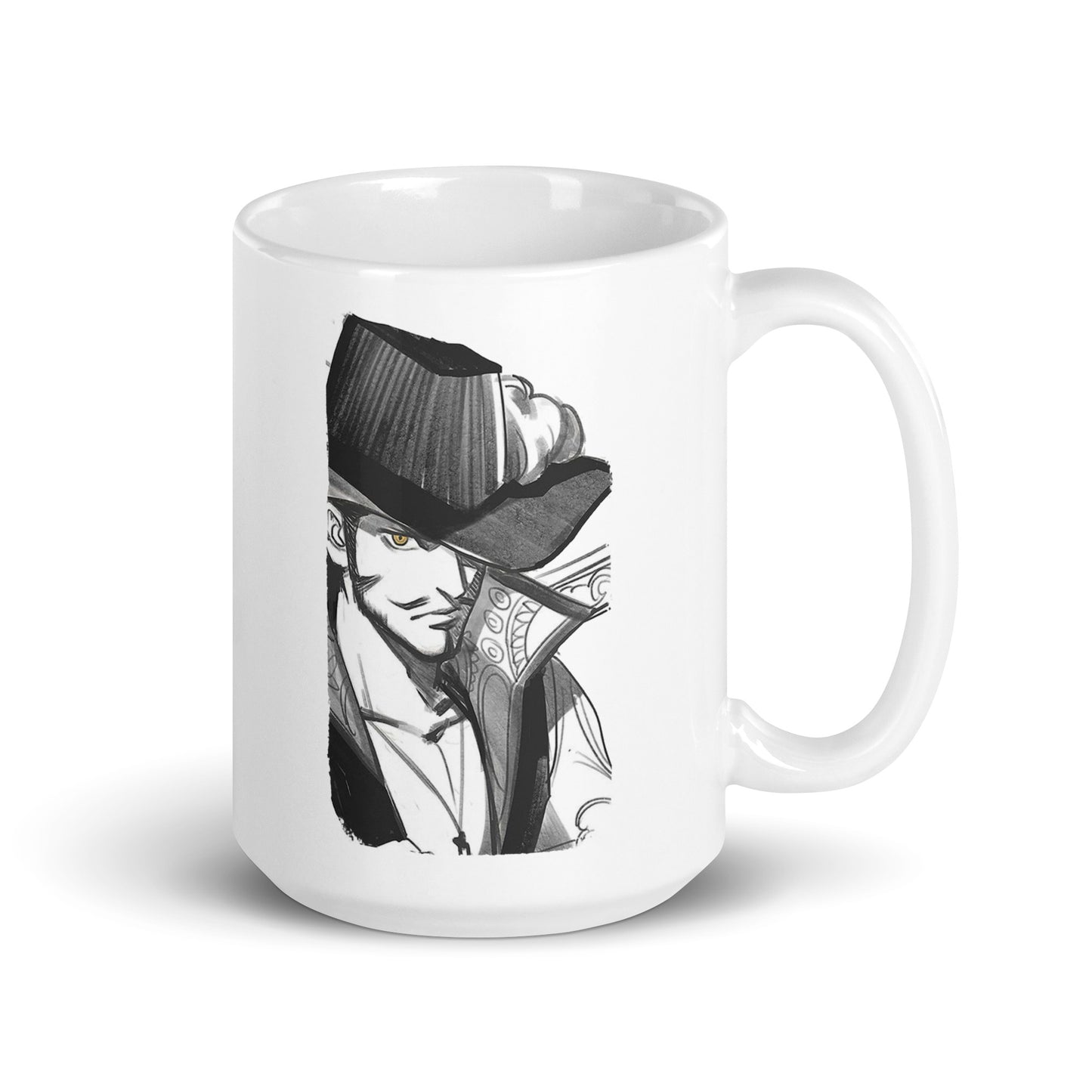 White Glossy Mug - Mihawk 1