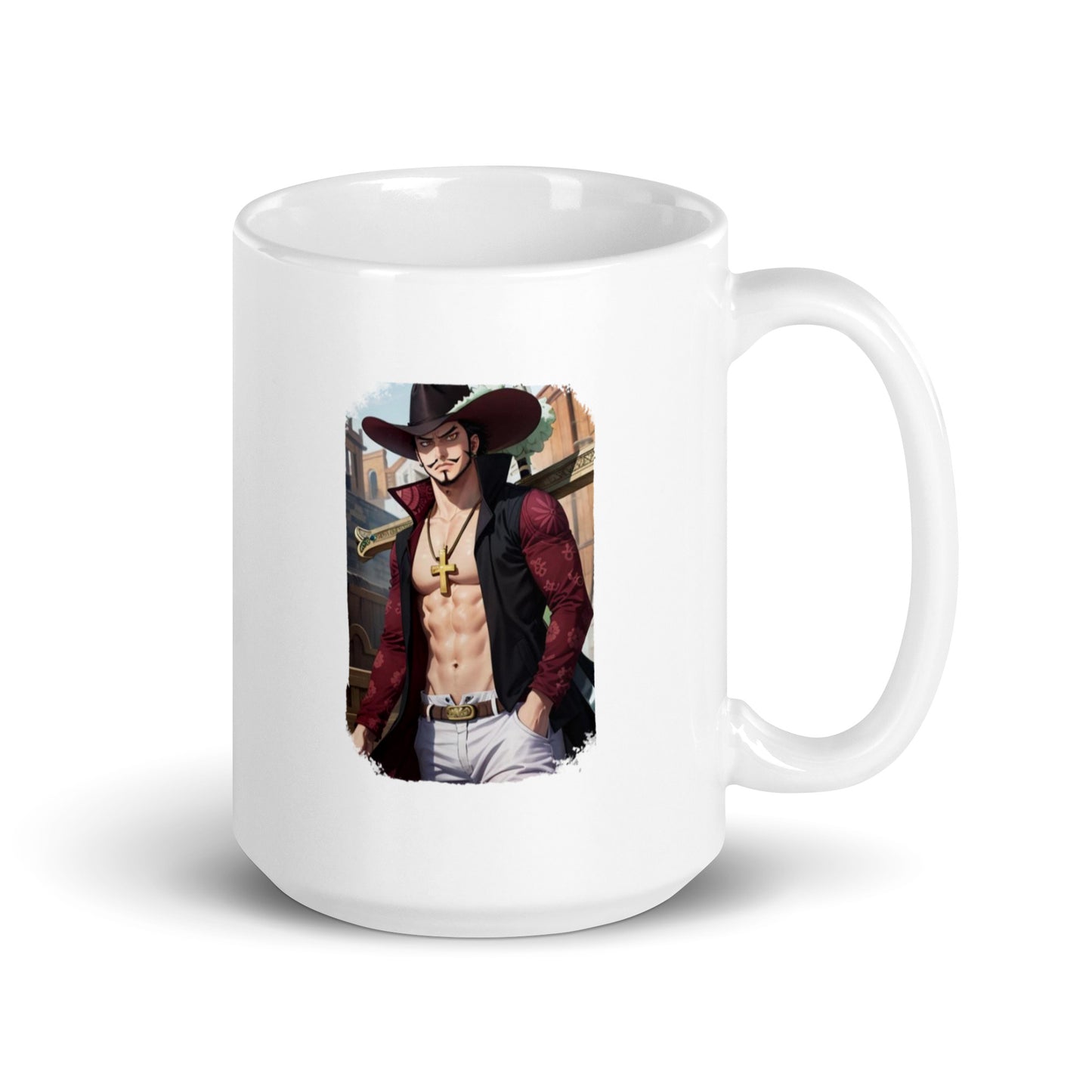 White Glossy Mug - Mihawk 12