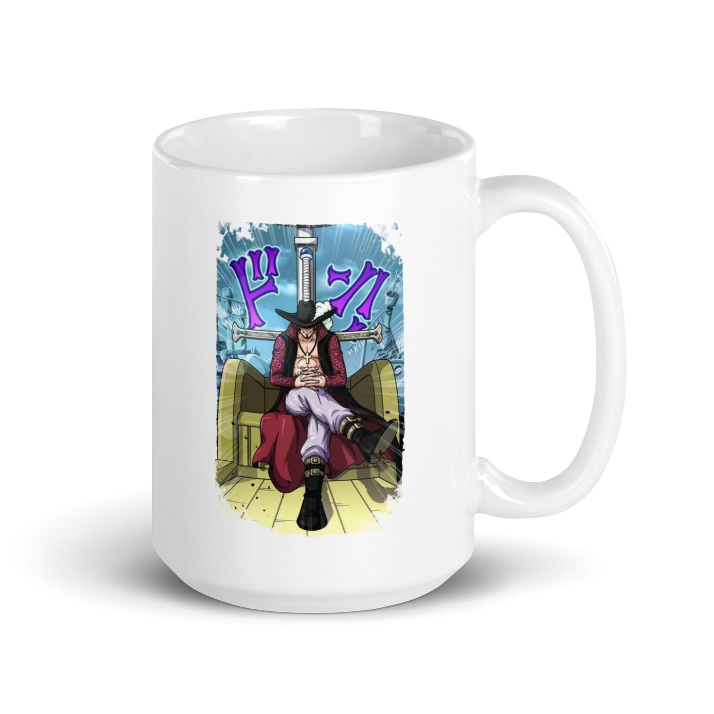 White Glossy Mug - Mihawk 14