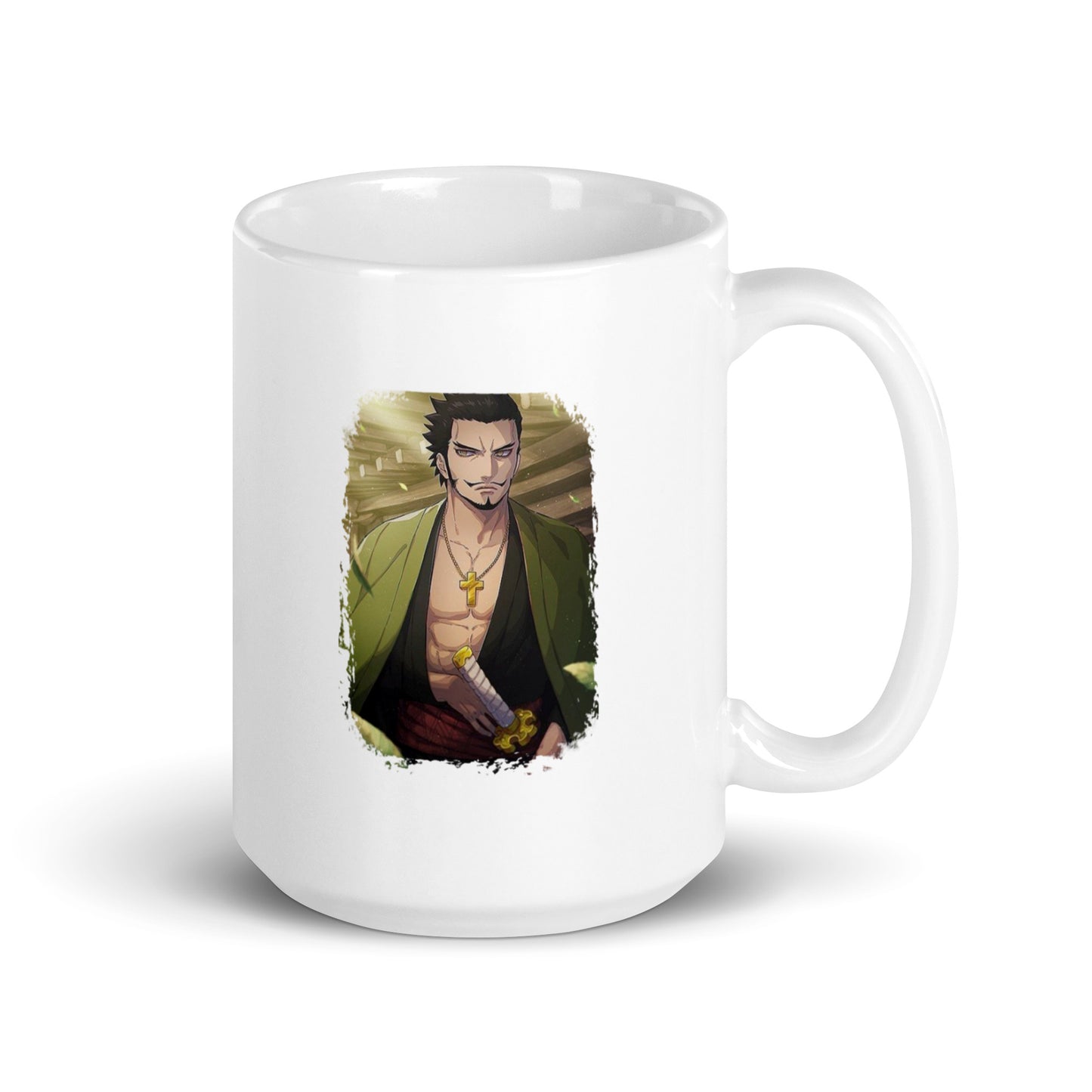 White Glossy Mug - Mihawk 16