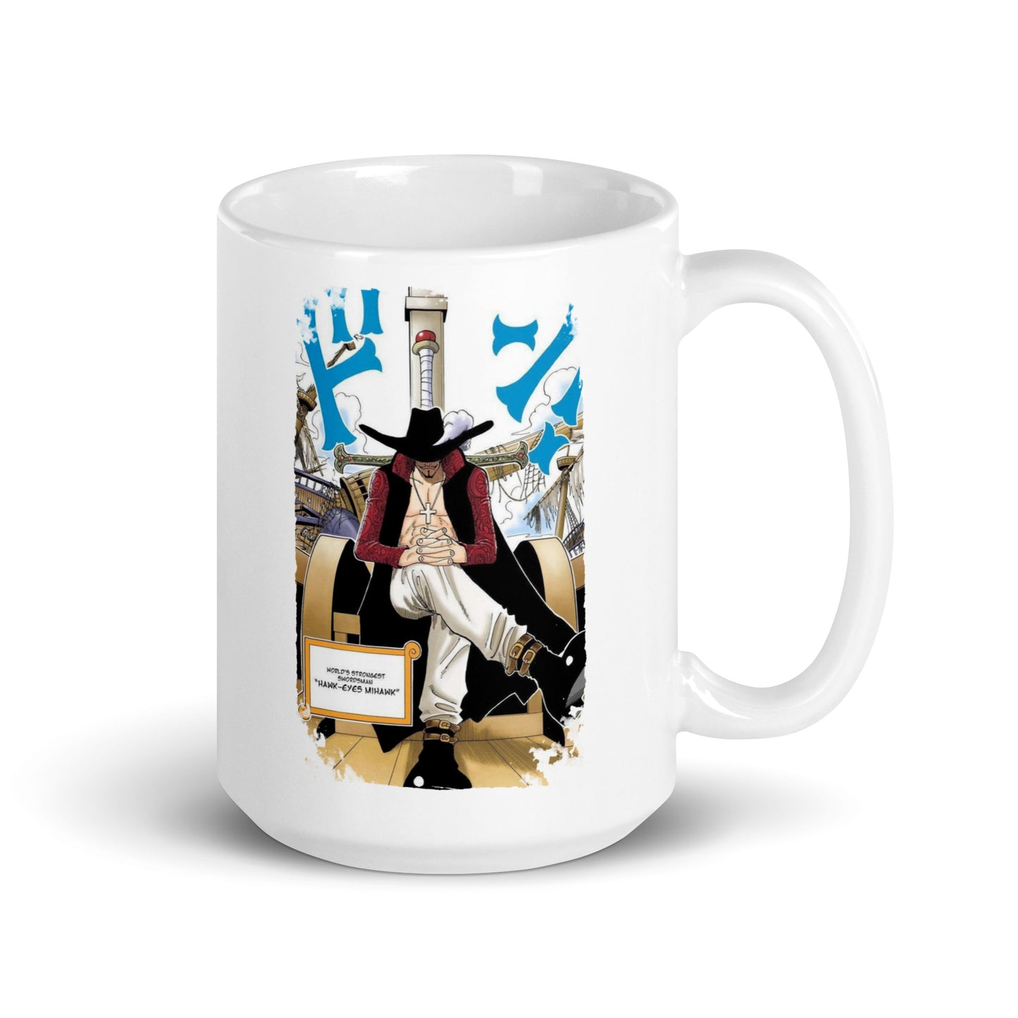 White Glossy Mug - Mihawk 18