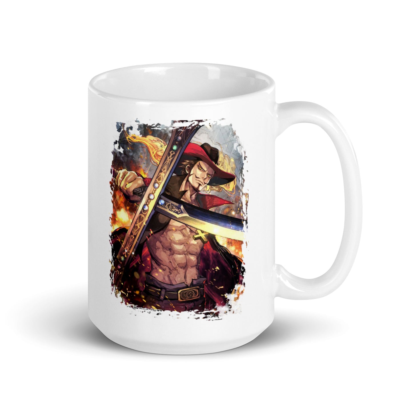 White Glossy Mug - Mihawk 19