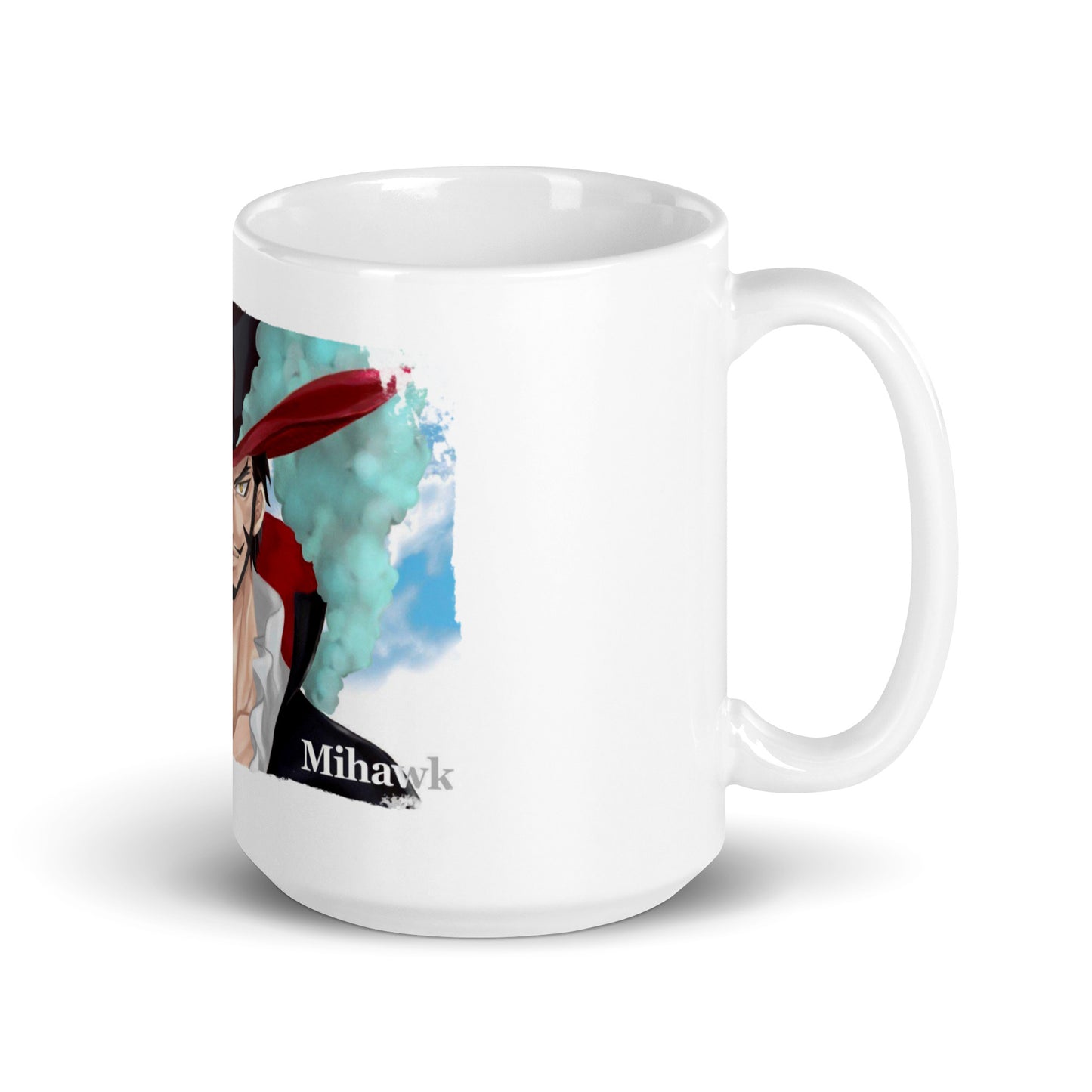 White Glossy Mug - Mihawk 25