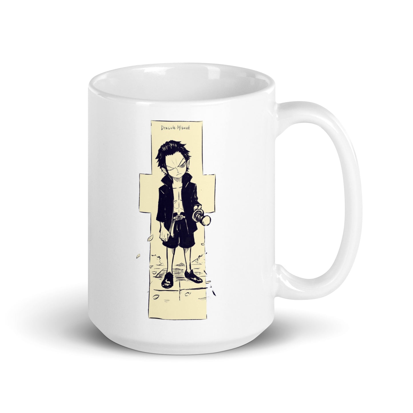 White Glossy Mug - Mihawk 27