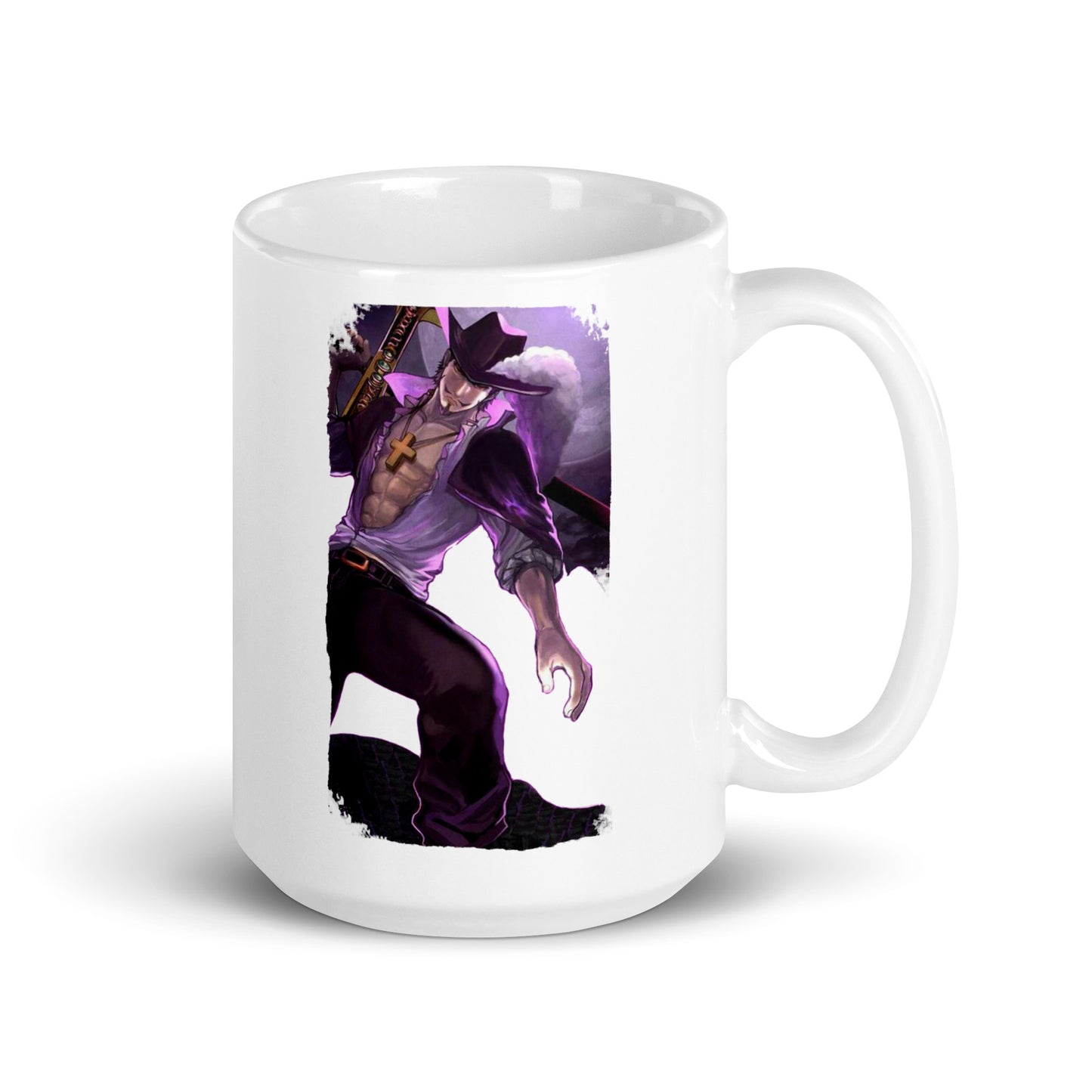 White Glossy Mug - Mihawk 36