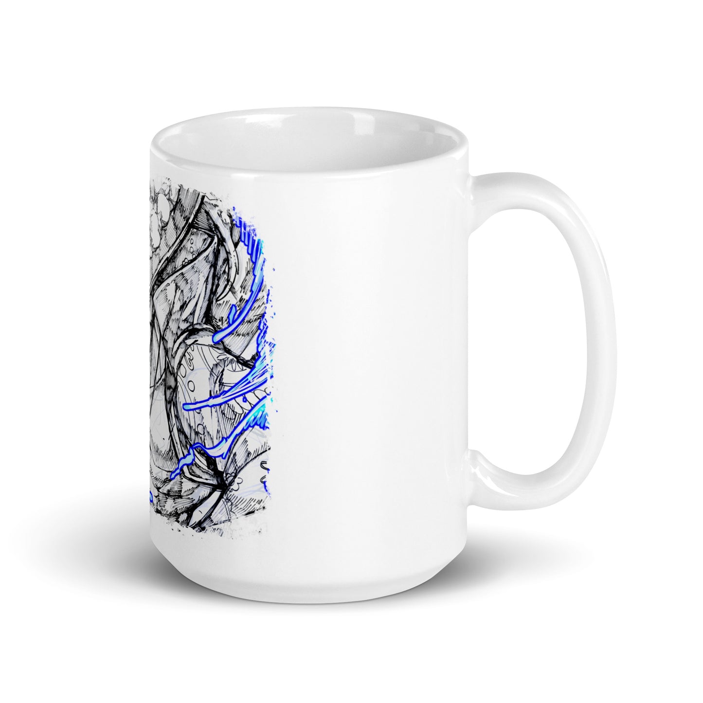 White Glossy Mug - Mihawk 40