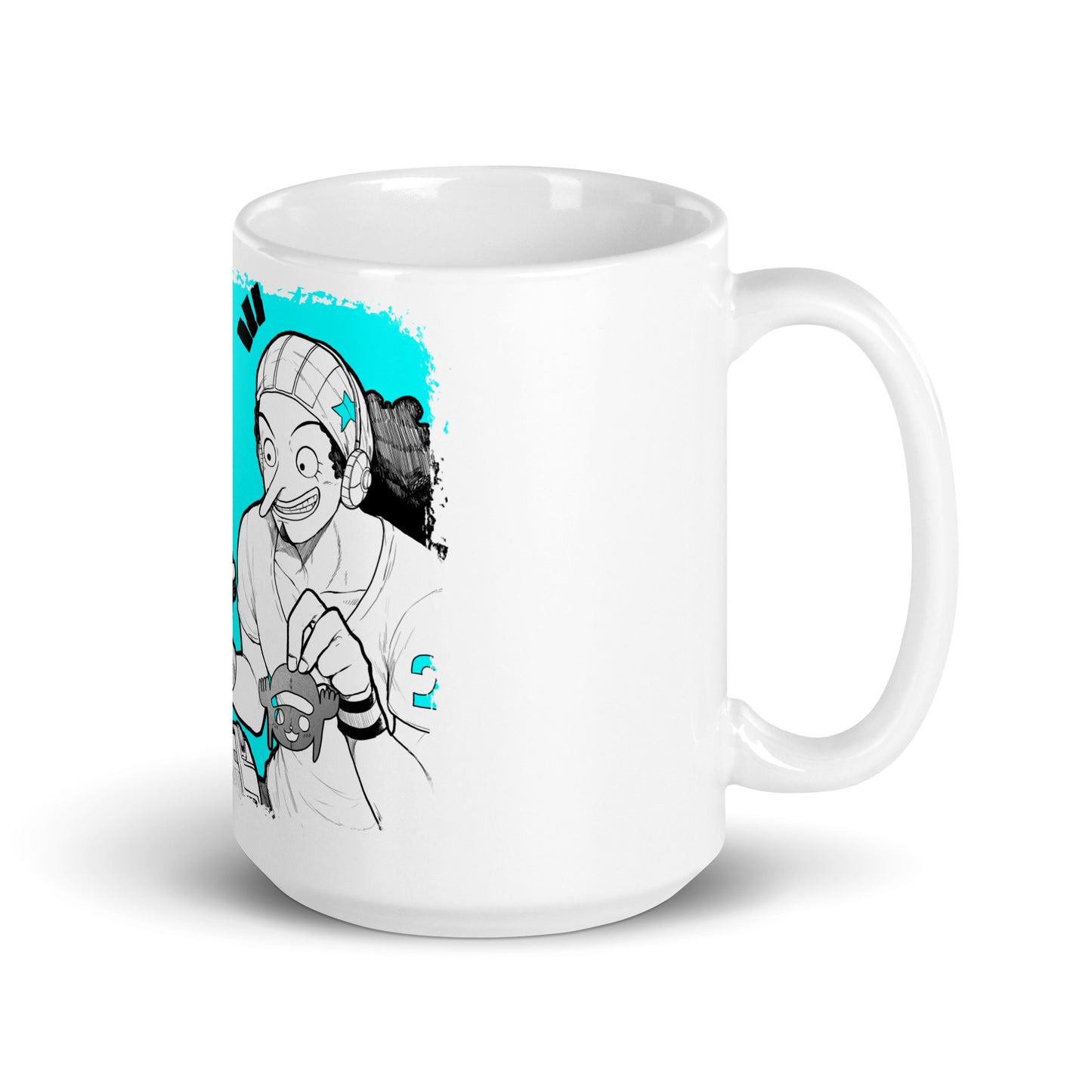 White Glossy Mug - Chopper 5