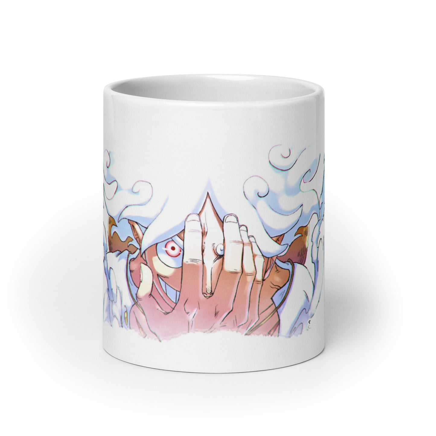 White Glossy Mug - Luffy 1