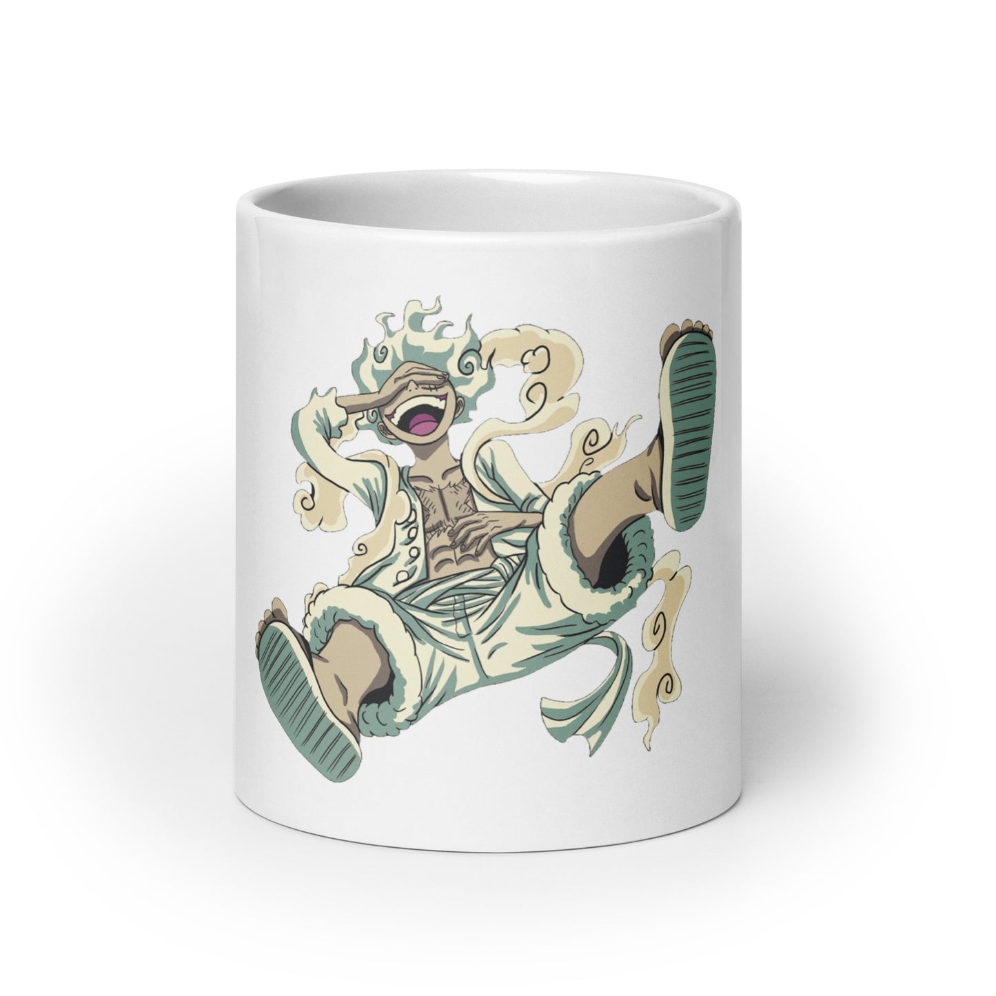 White Glossy Mug - Luffy 8