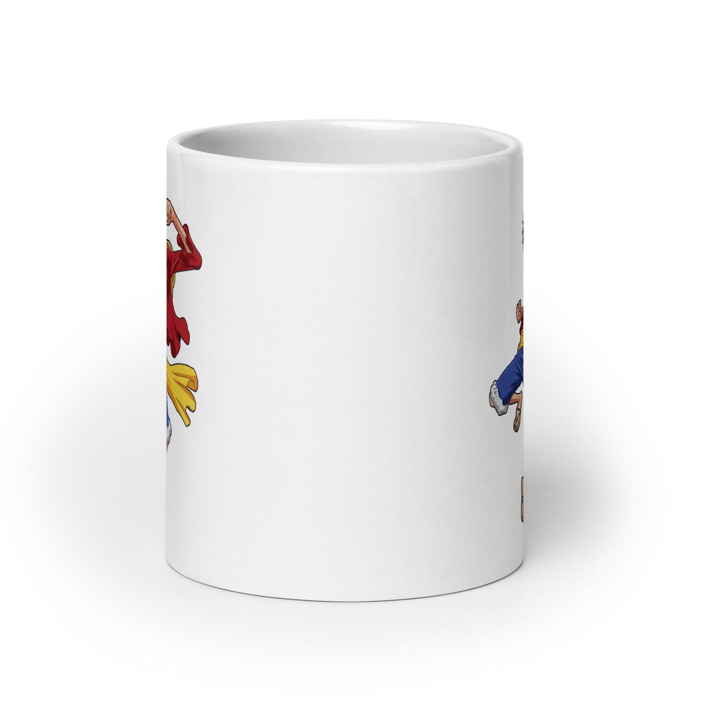 White Glossy Mug - Luffy 17