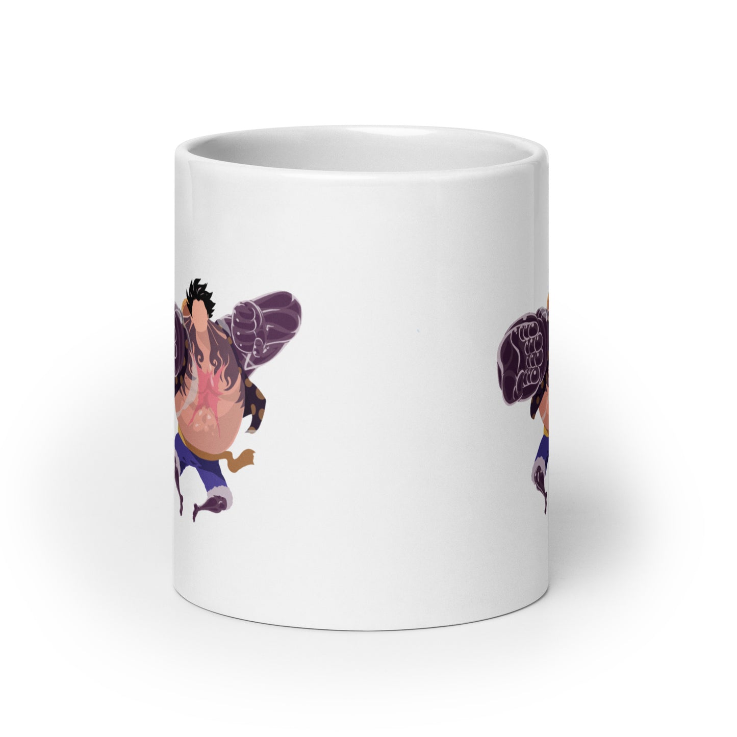 White Glossy Mug - Luffy 18