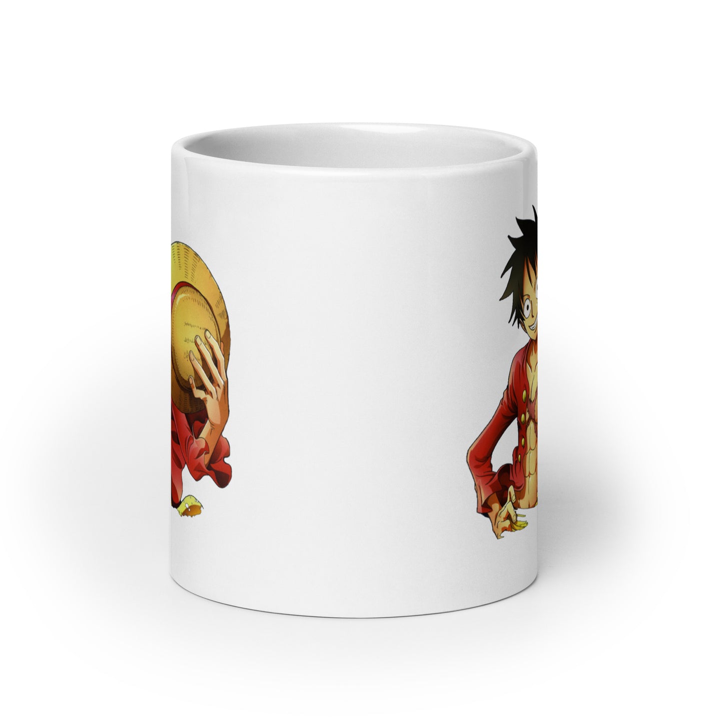 White Glossy Mug - Luffy 19