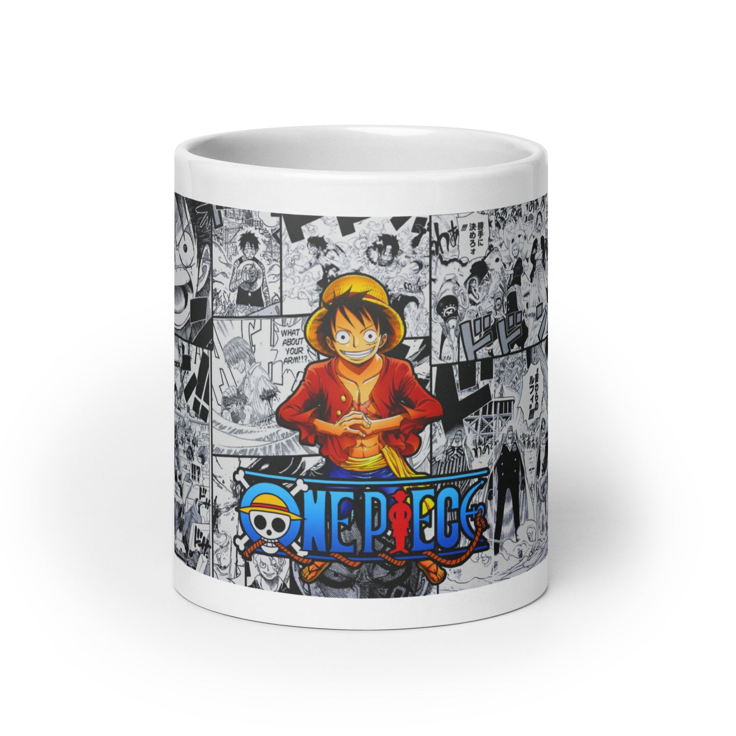 White Glossy Mug - Luffy 22