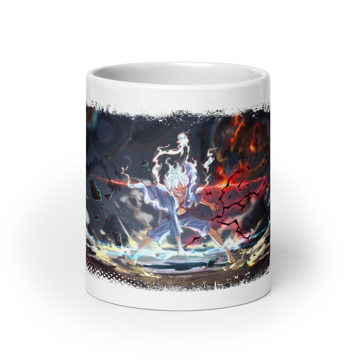 White Glossy Mug - Luffy 25