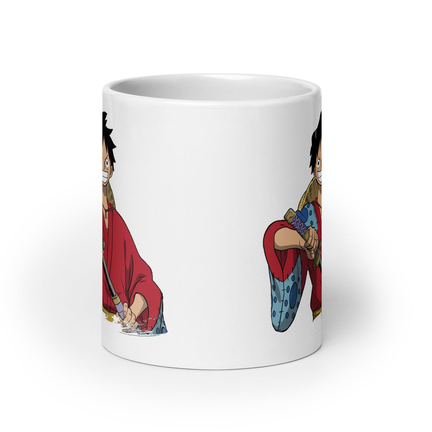 White Glossy Mug - Luffy 26