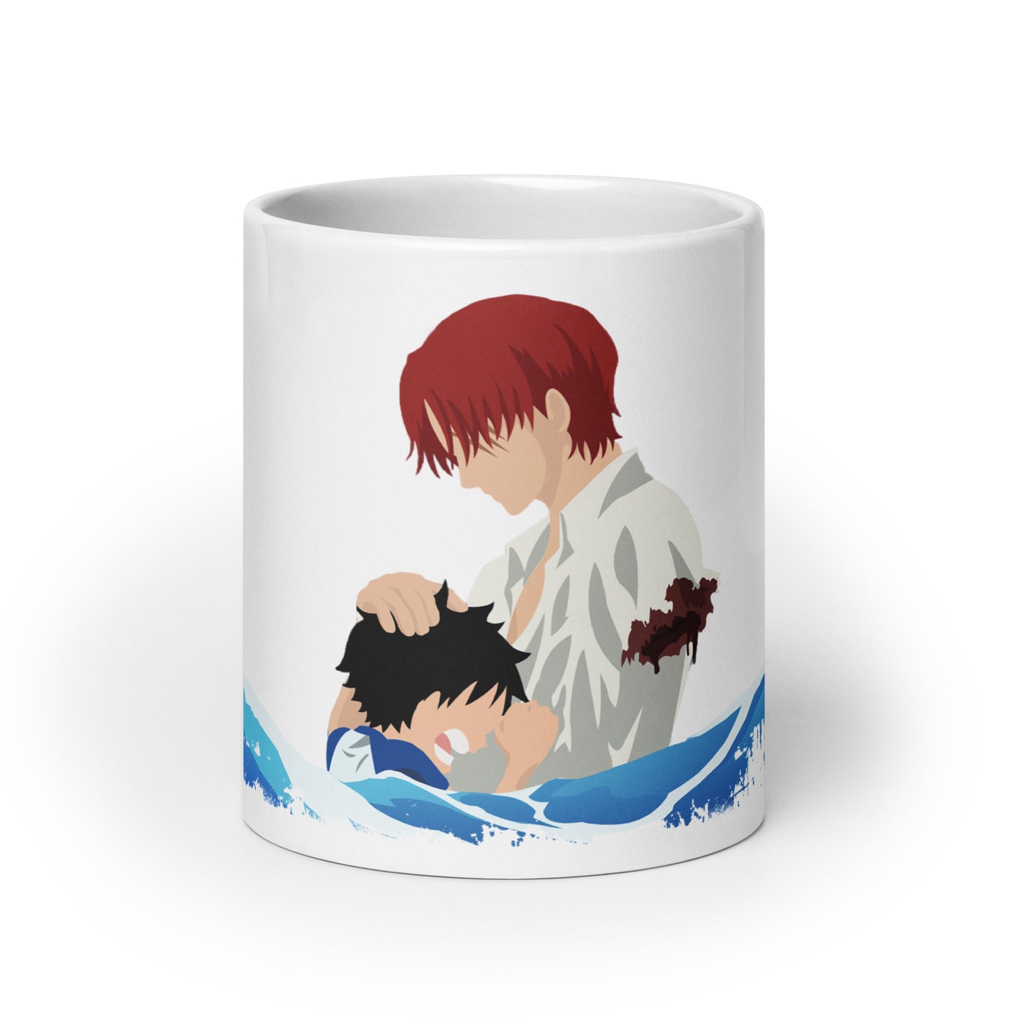 White Glossy Mug - Luffy 27