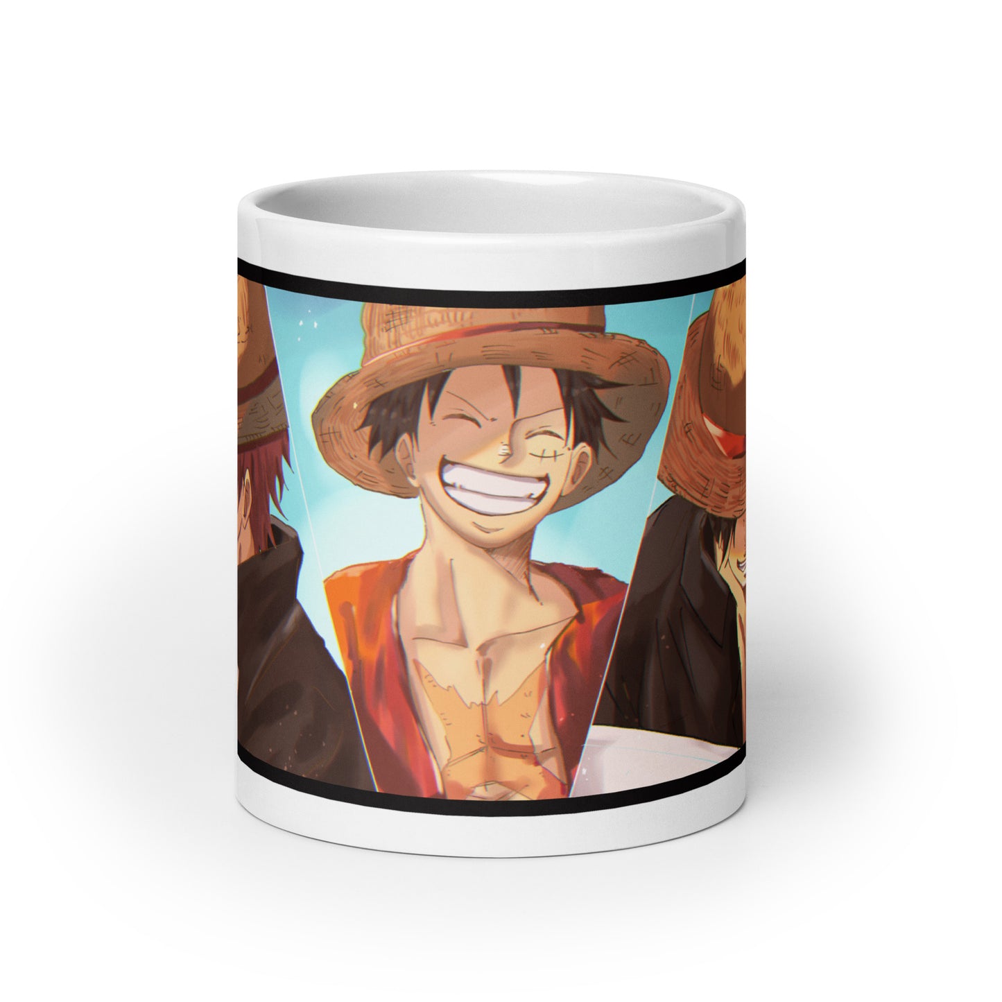 White Glossy Mug - Luffy 29