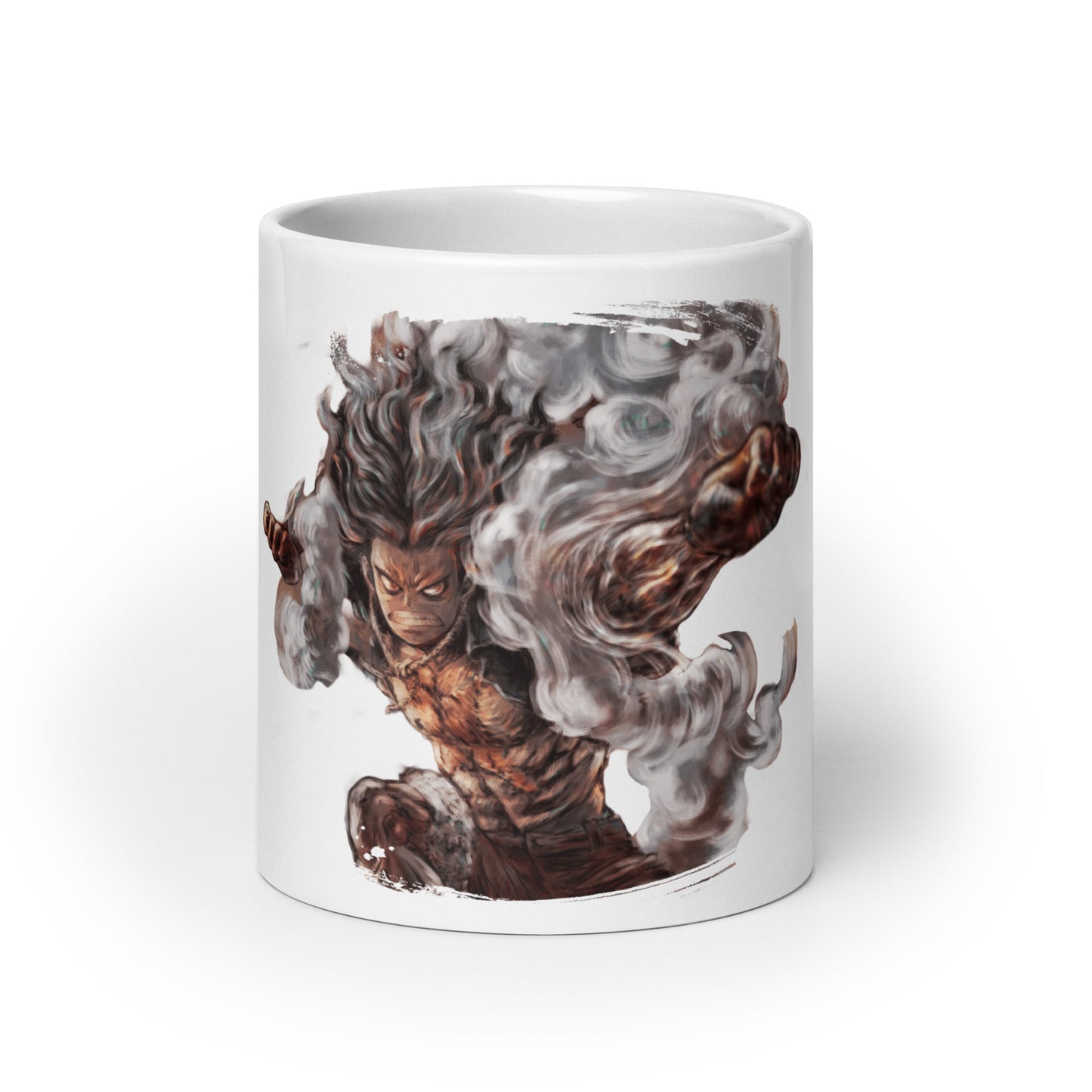 White Glossy Mug - Luffy 30