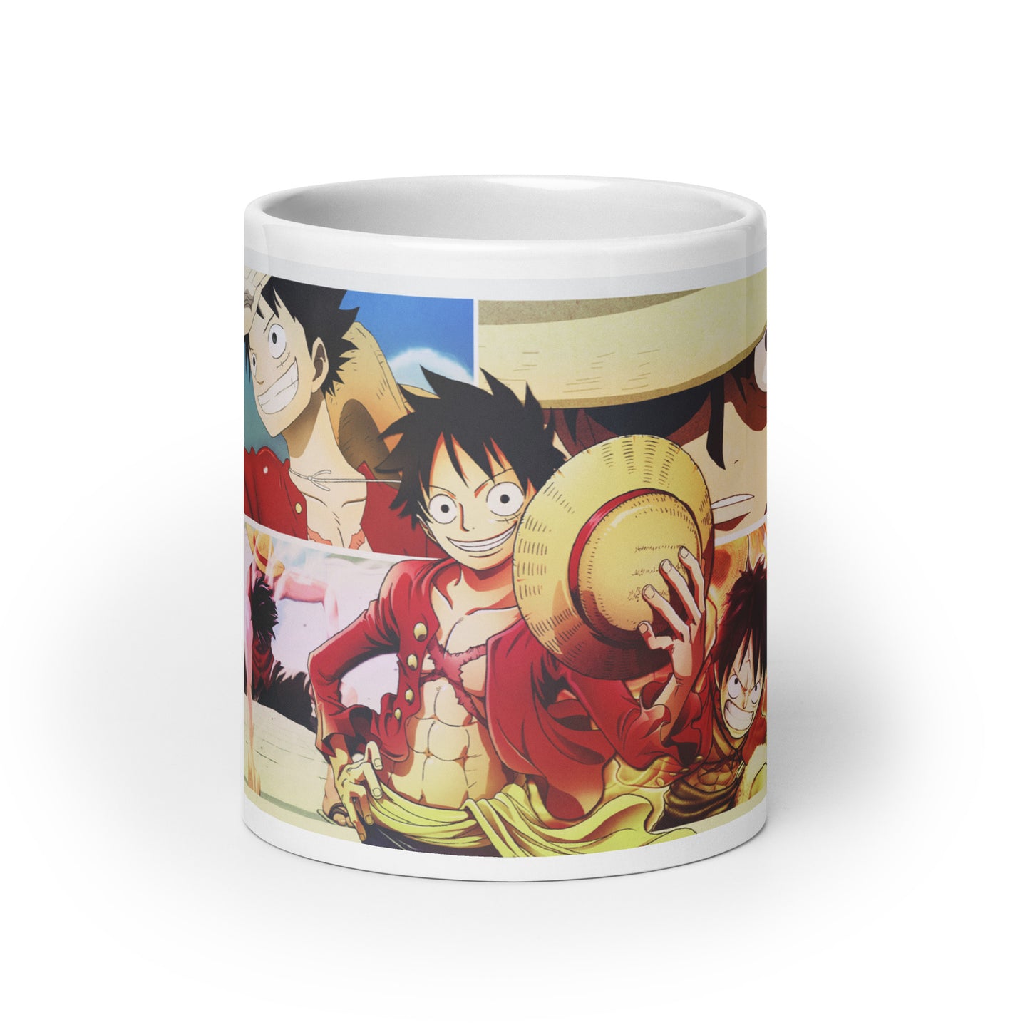 White Glossy Mug - Luffy 32