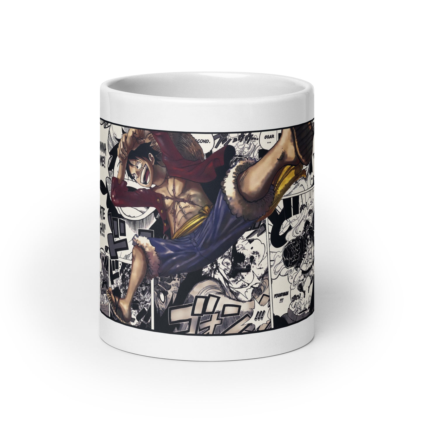 White Glossy Mug - Luffy 35