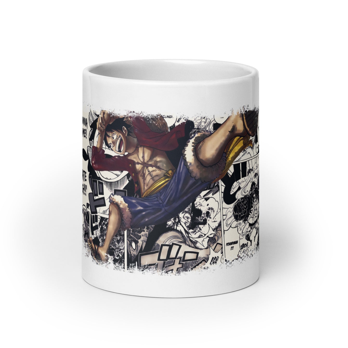 White Glossy Mug - Luffy 36