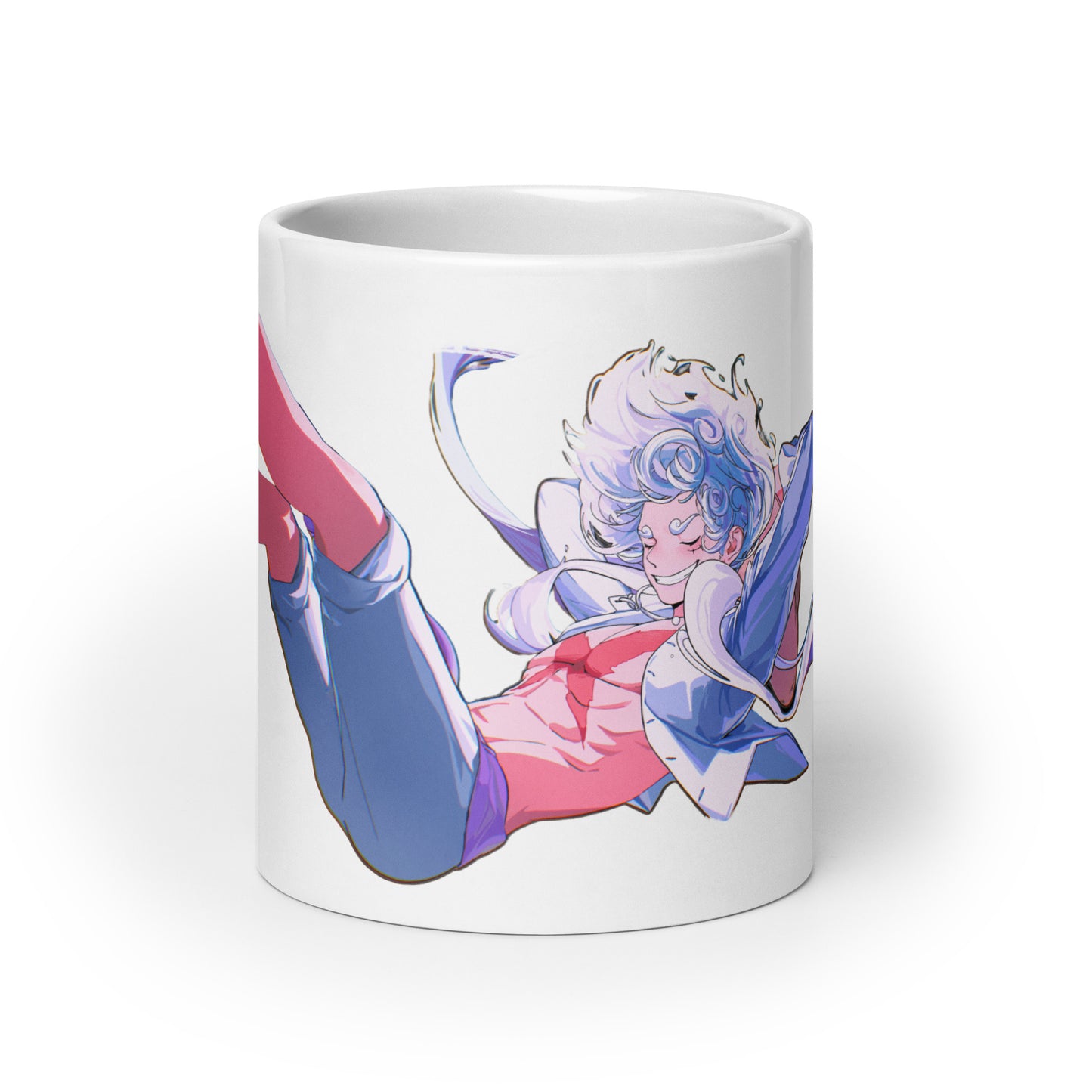 White Glossy Mug - Luffy 37