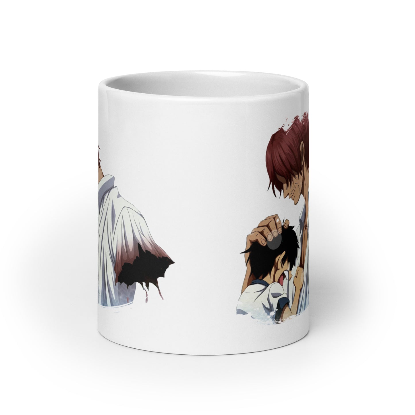 White Glossy Mug - Luffy 39