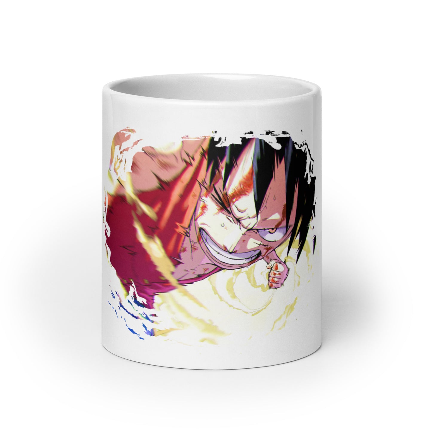 White Glossy Mug - Luffy 40