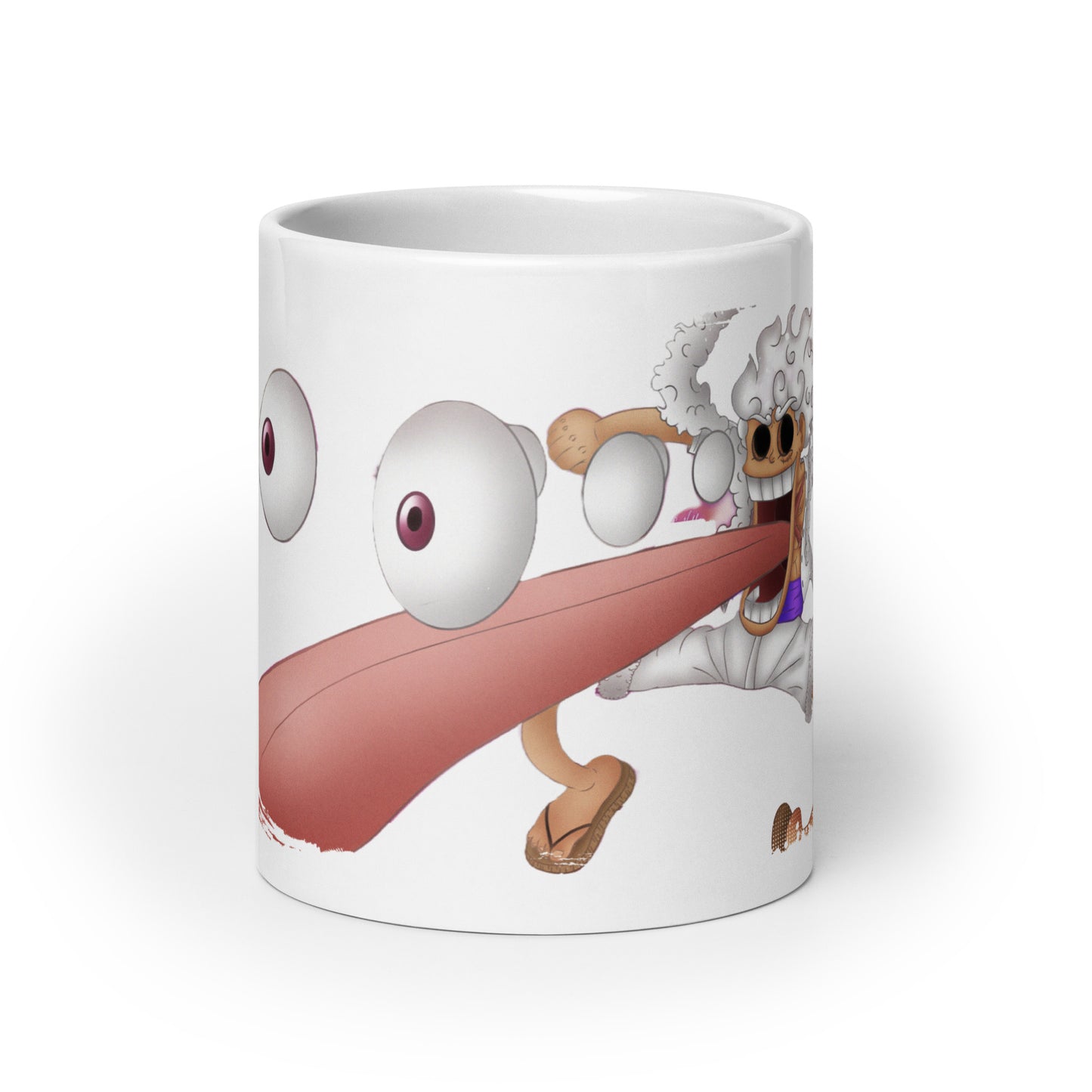 White Glossy Mug - Luffy 41