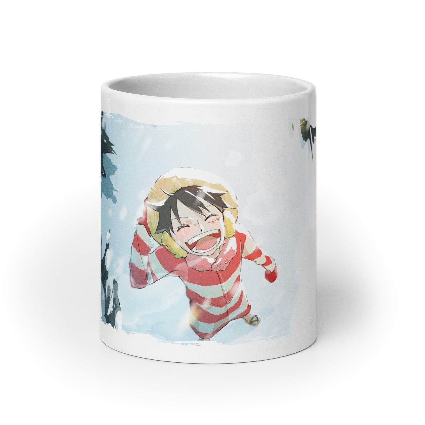 White Glossy Mug - Luffy 42