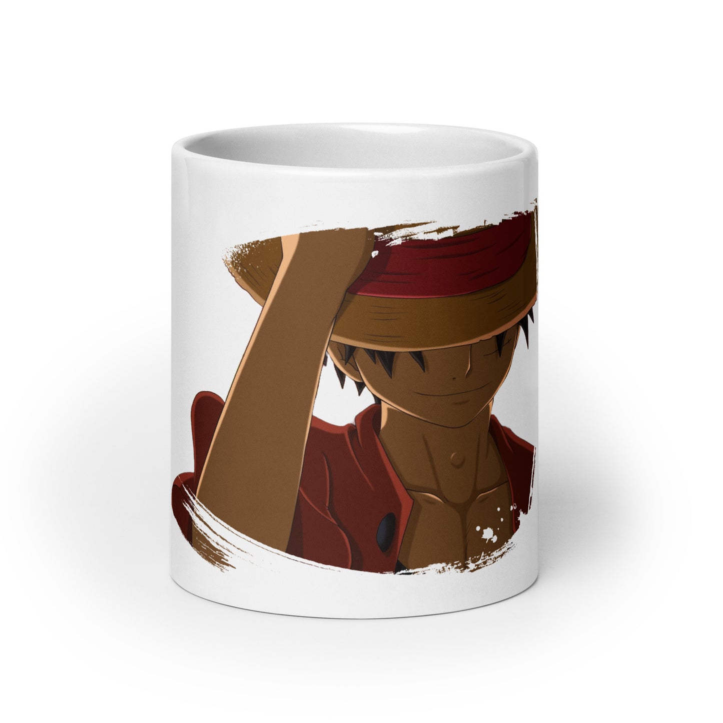 White Glossy Mug - Luffy 45