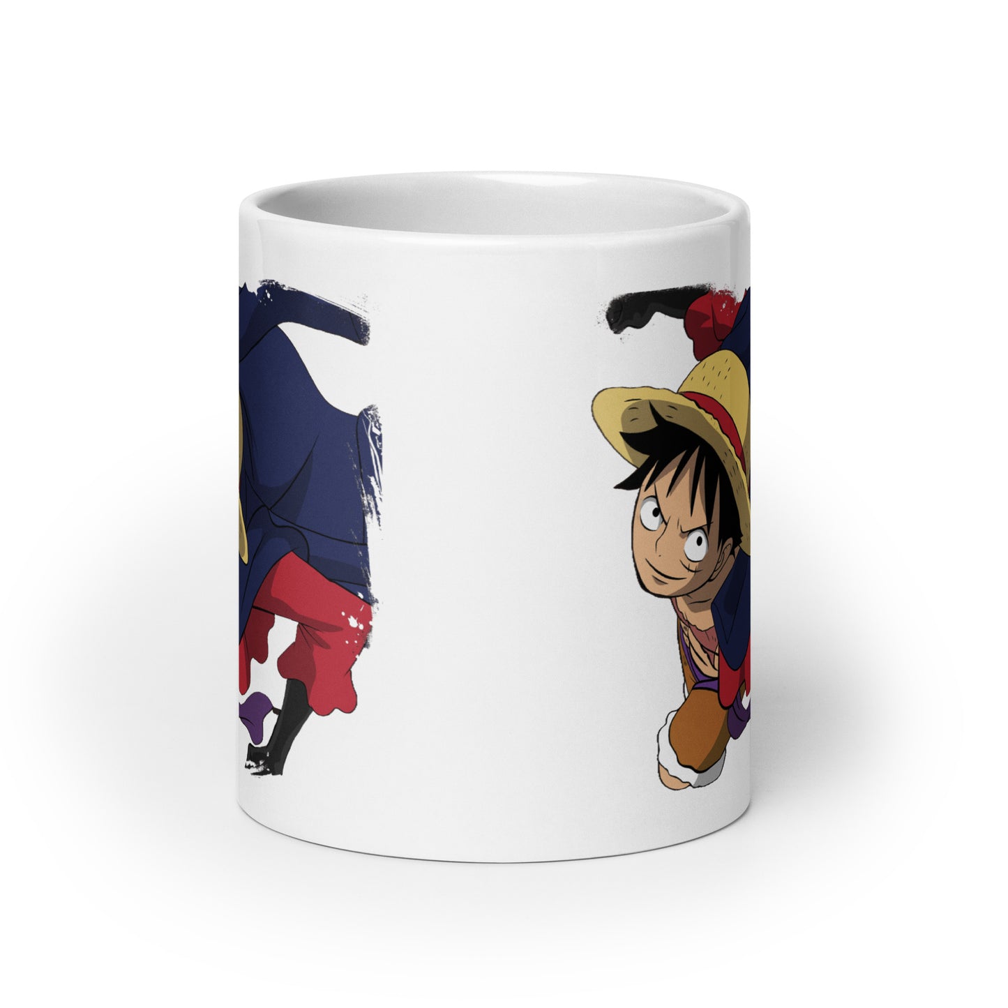 White Glossy Mug - Luffy 54