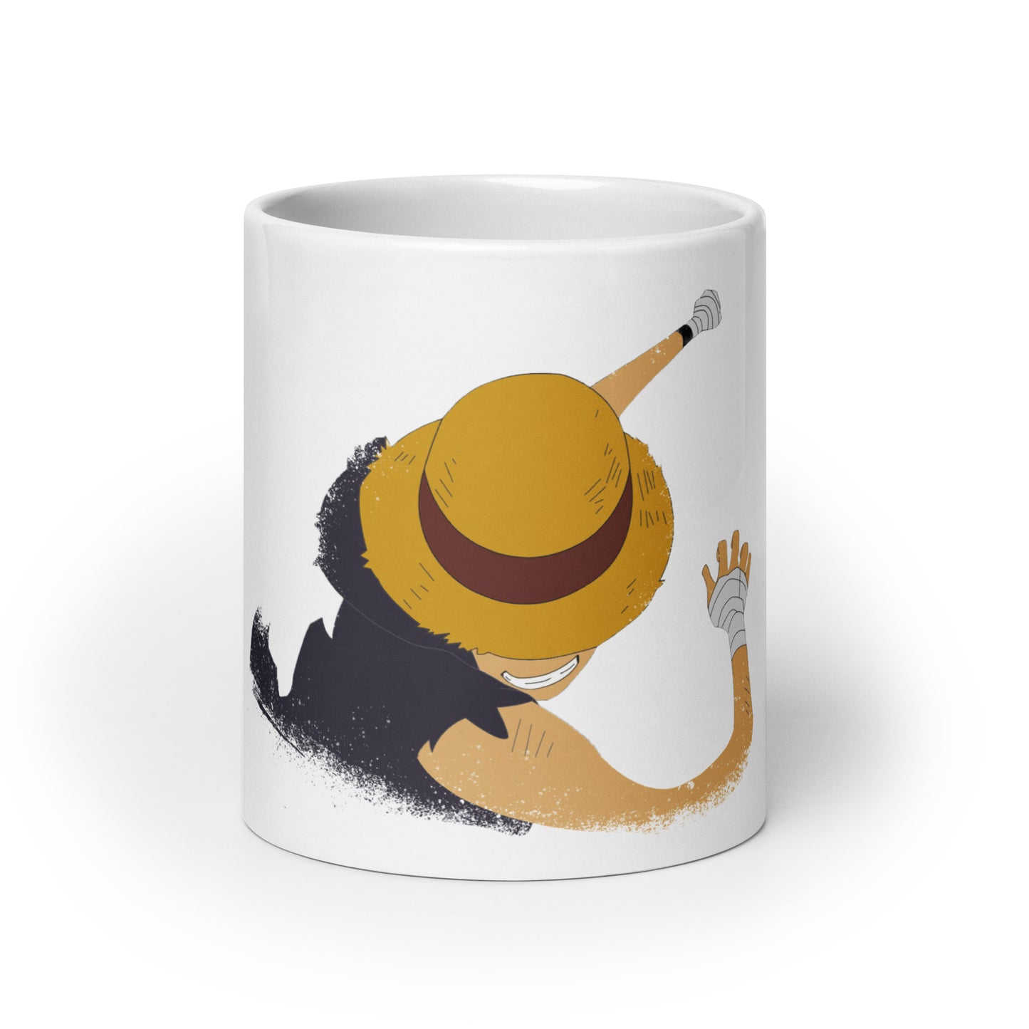 White Glossy Mug - Luffy 57