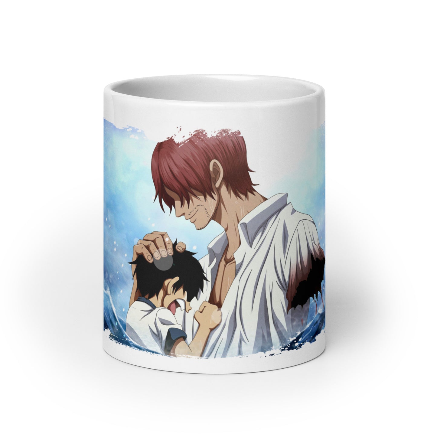 White Glossy Mug - Luffy 63