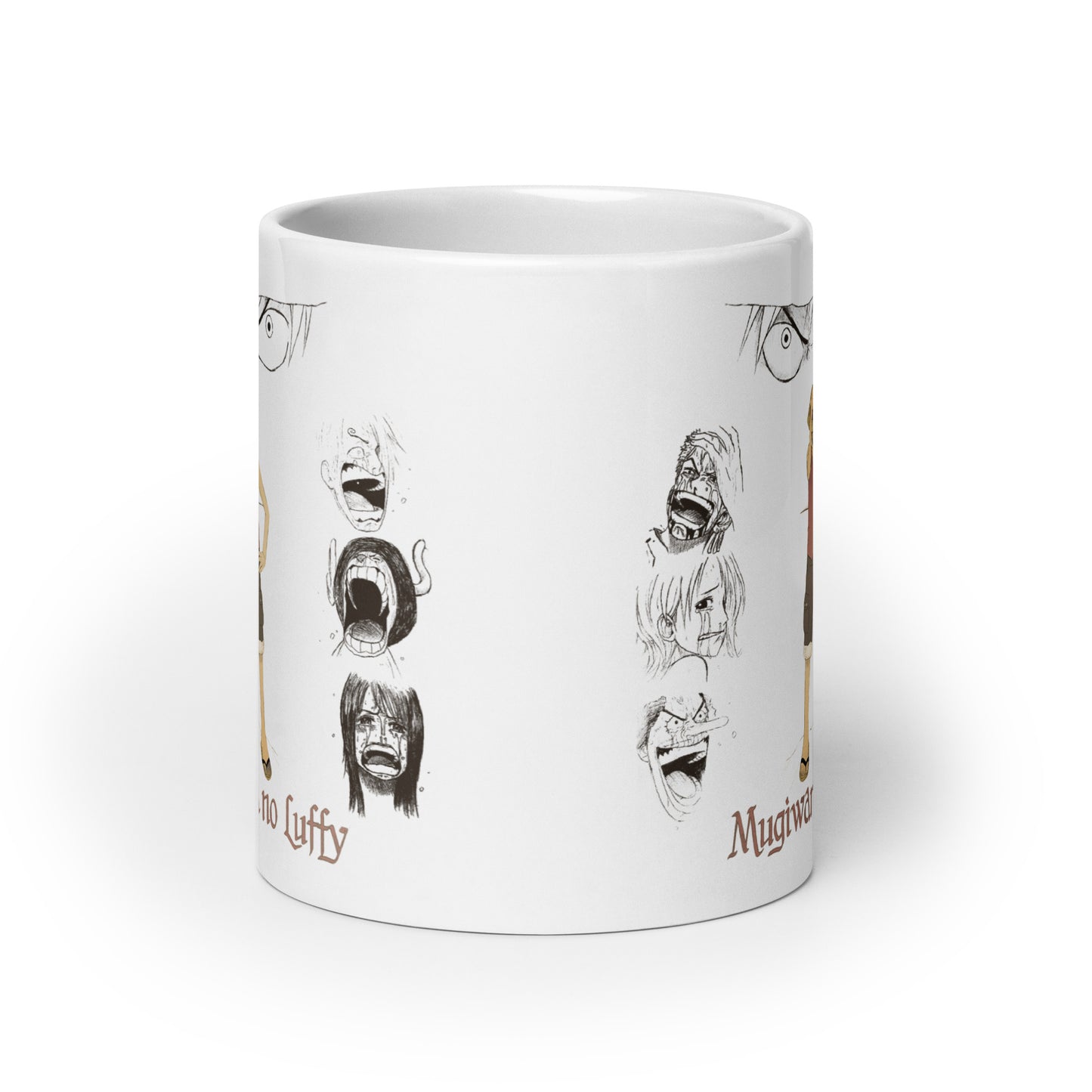 White Glossy Mug - Luffy 64