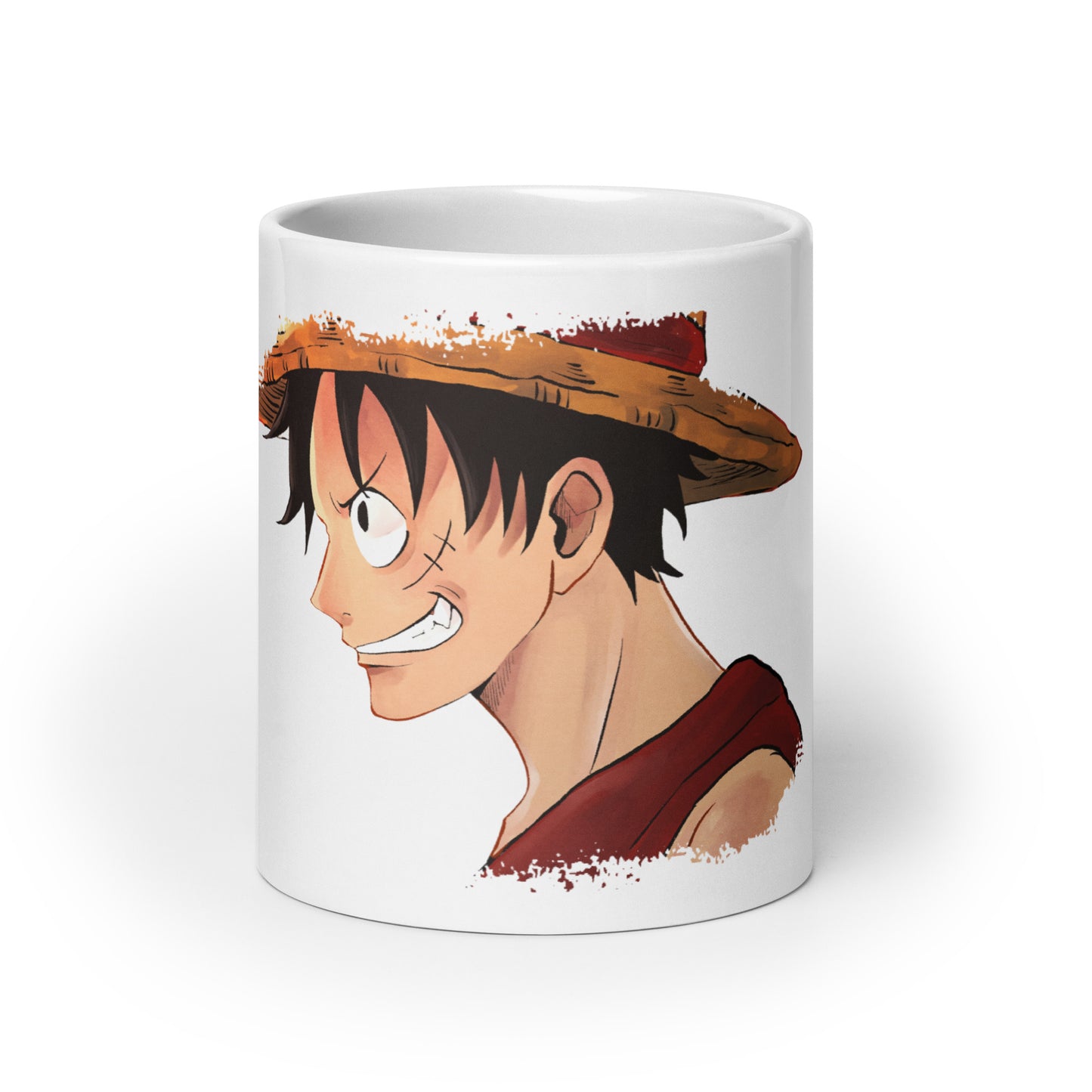 White Glossy Mug - Luffy 68