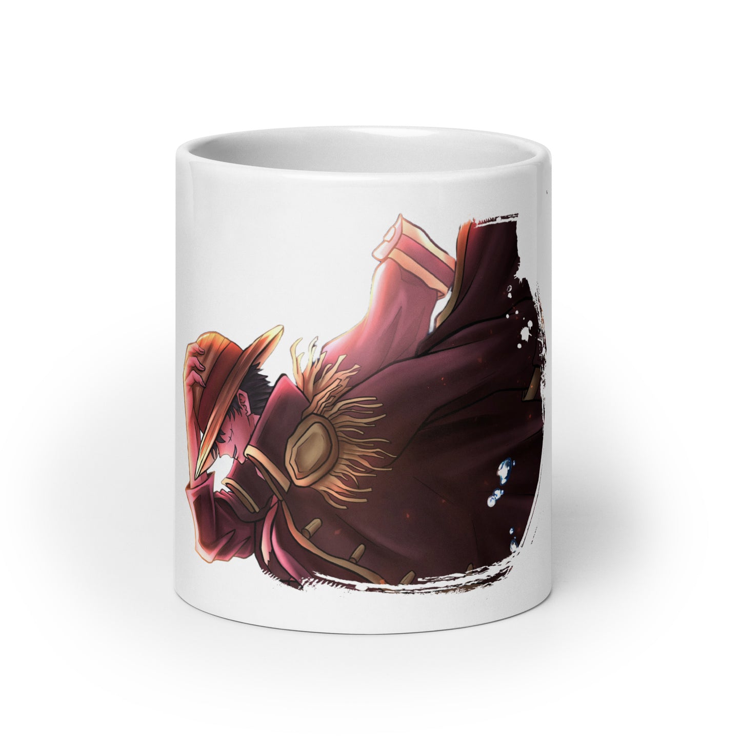 White Glossy Mug - Luffy 69