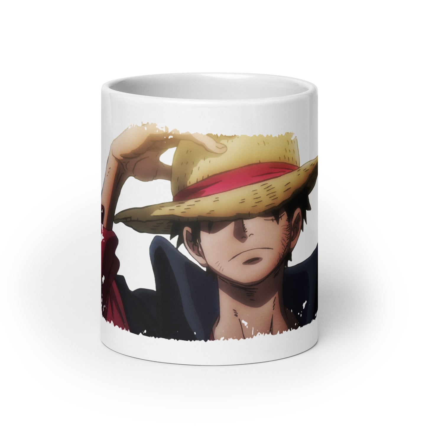 White Glossy Mug - Luffy 70