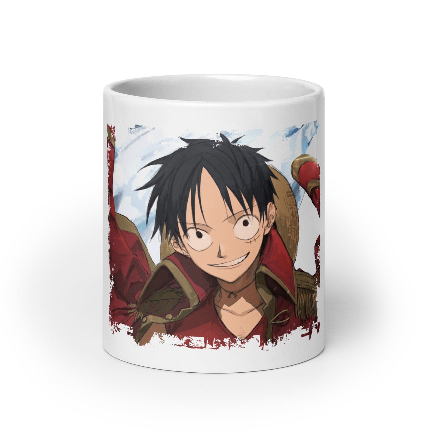 White Glossy Mug - Luffy 74