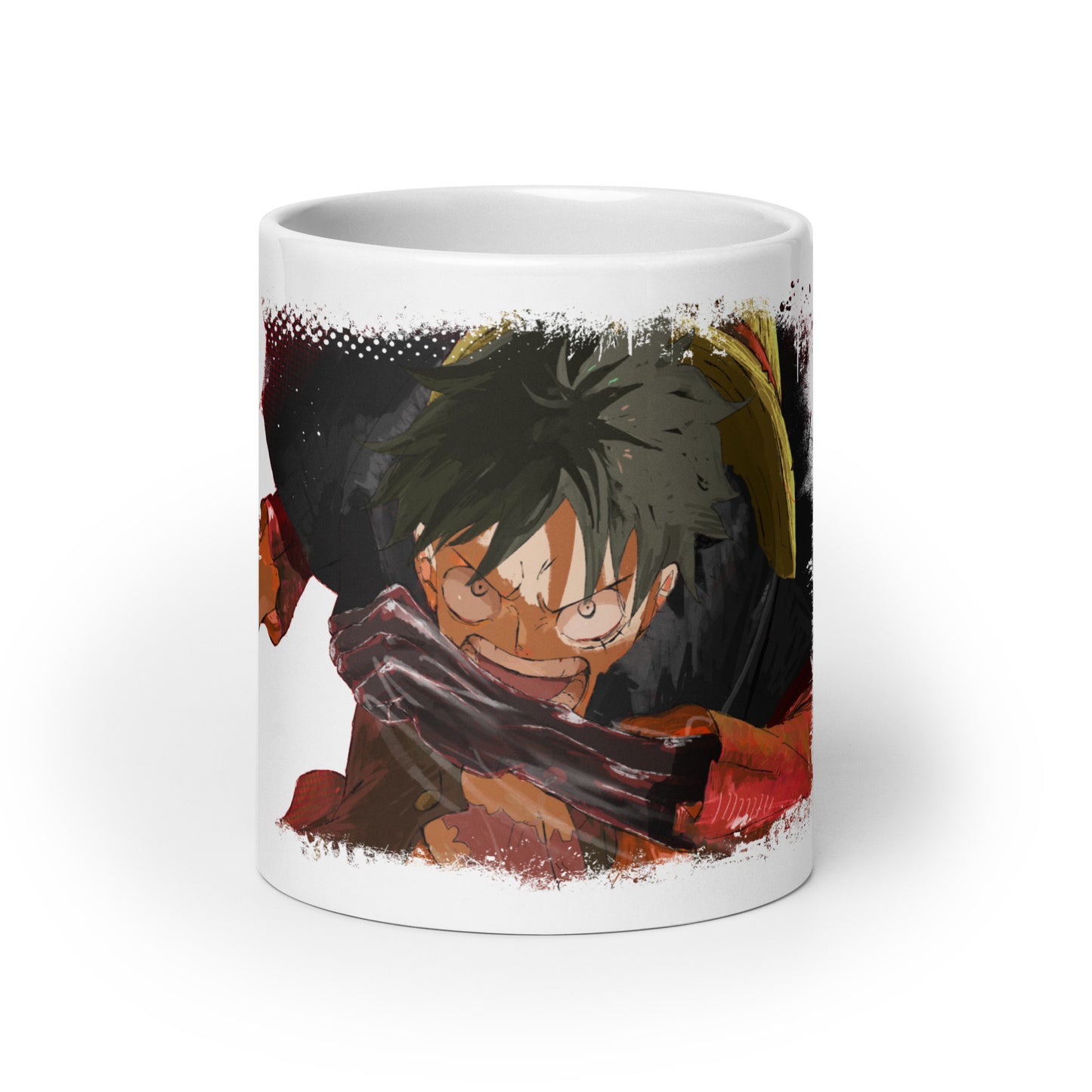 White Glossy Mug - Luffy 75