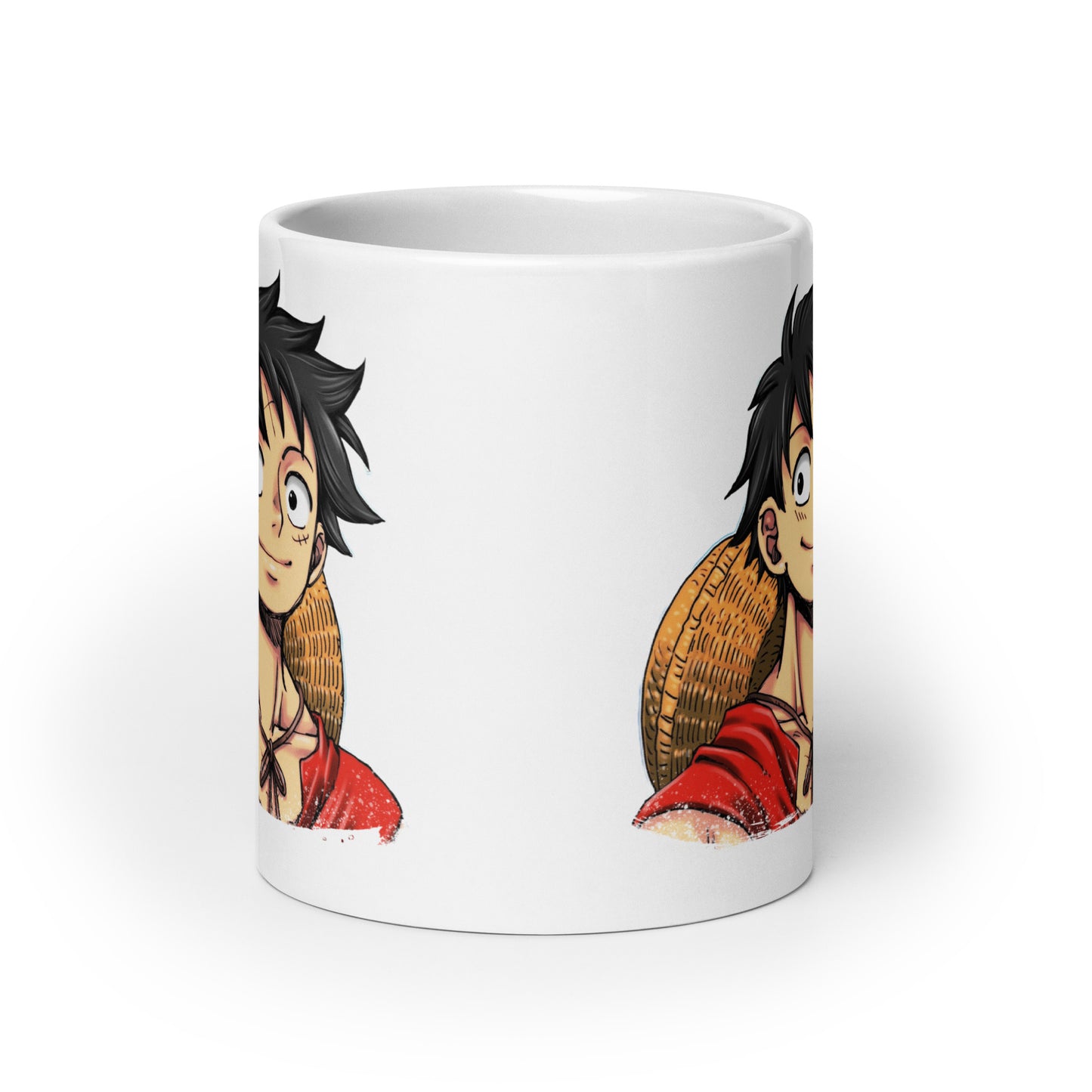 White Glossy Mug - Luffy 77