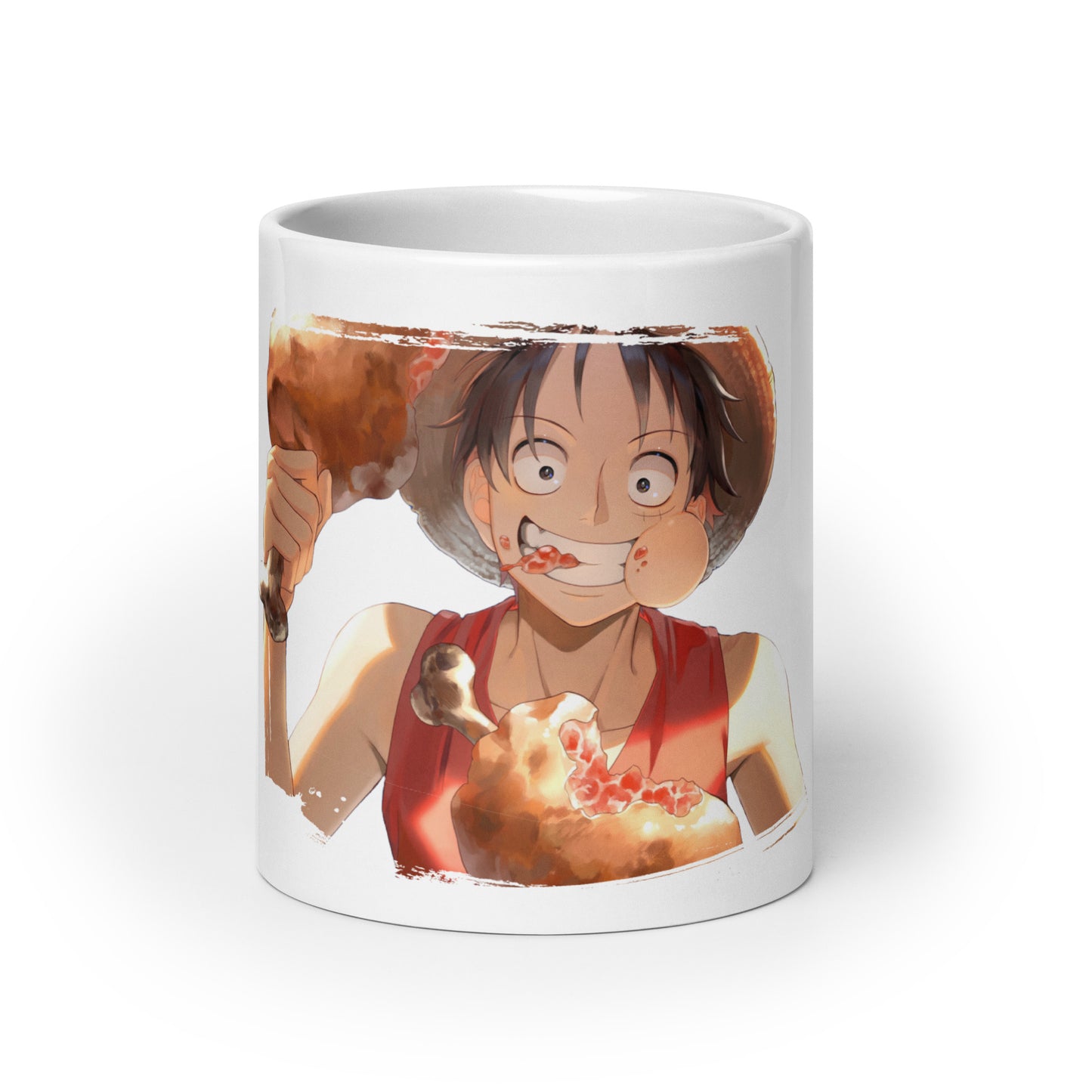 White Glossy Mug - Luffy 79