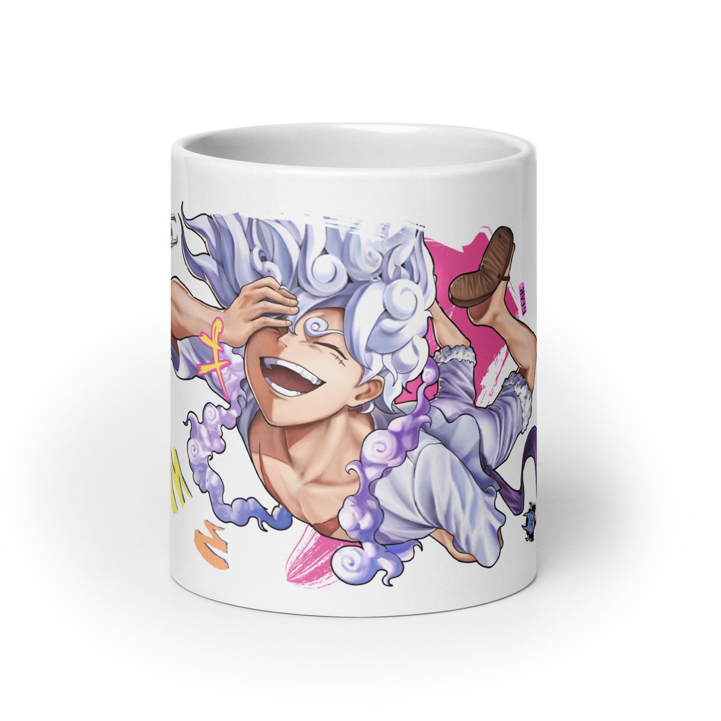 White Glossy Mug - Luffy 83