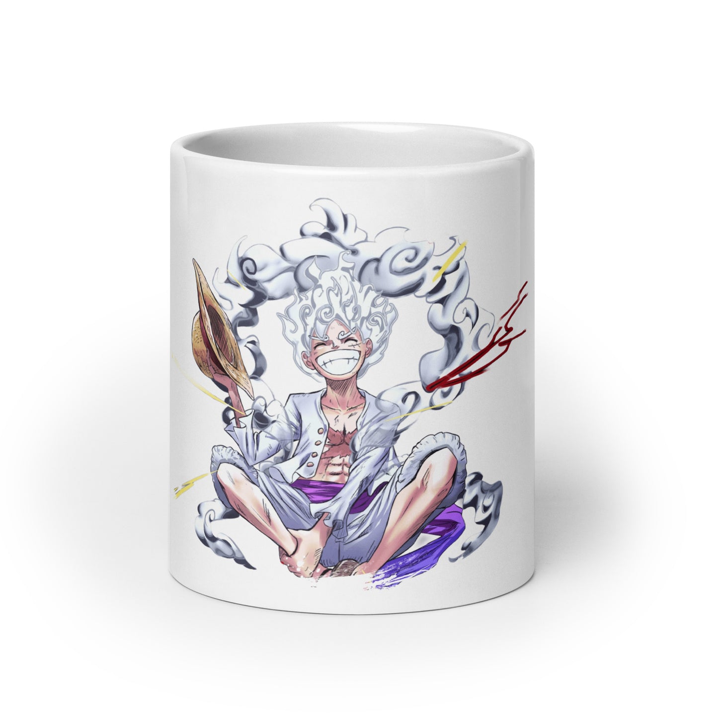 White Glossy Mug - Luffy 85