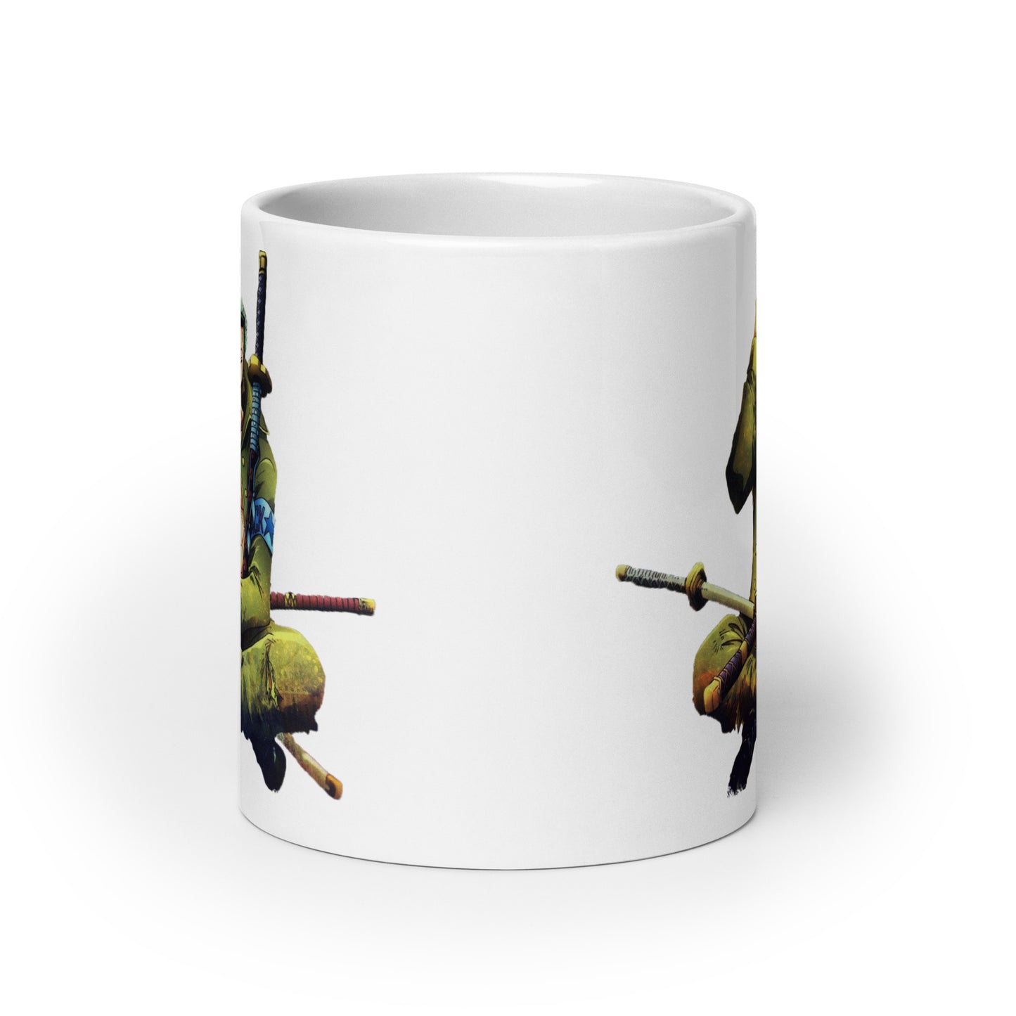 White Glossy Mug - Zoro 7