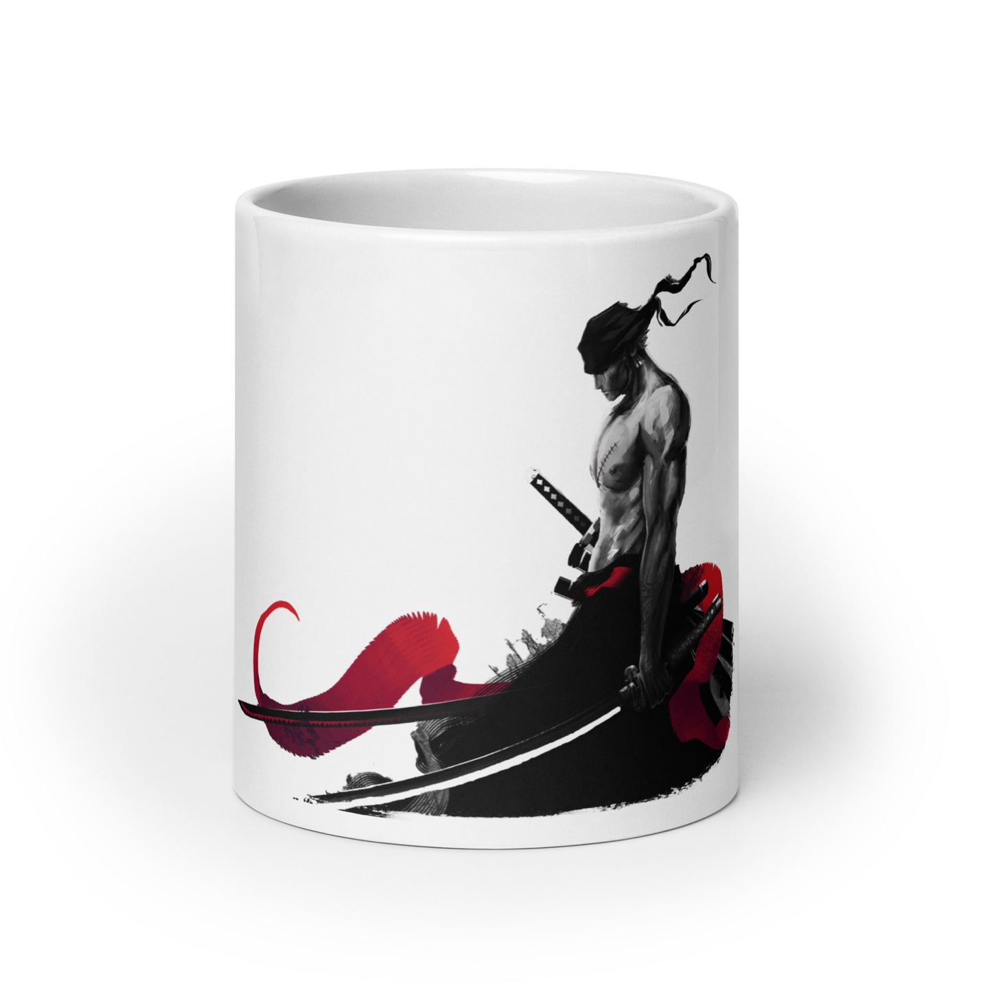 White Glossy Mug - Zoro 14