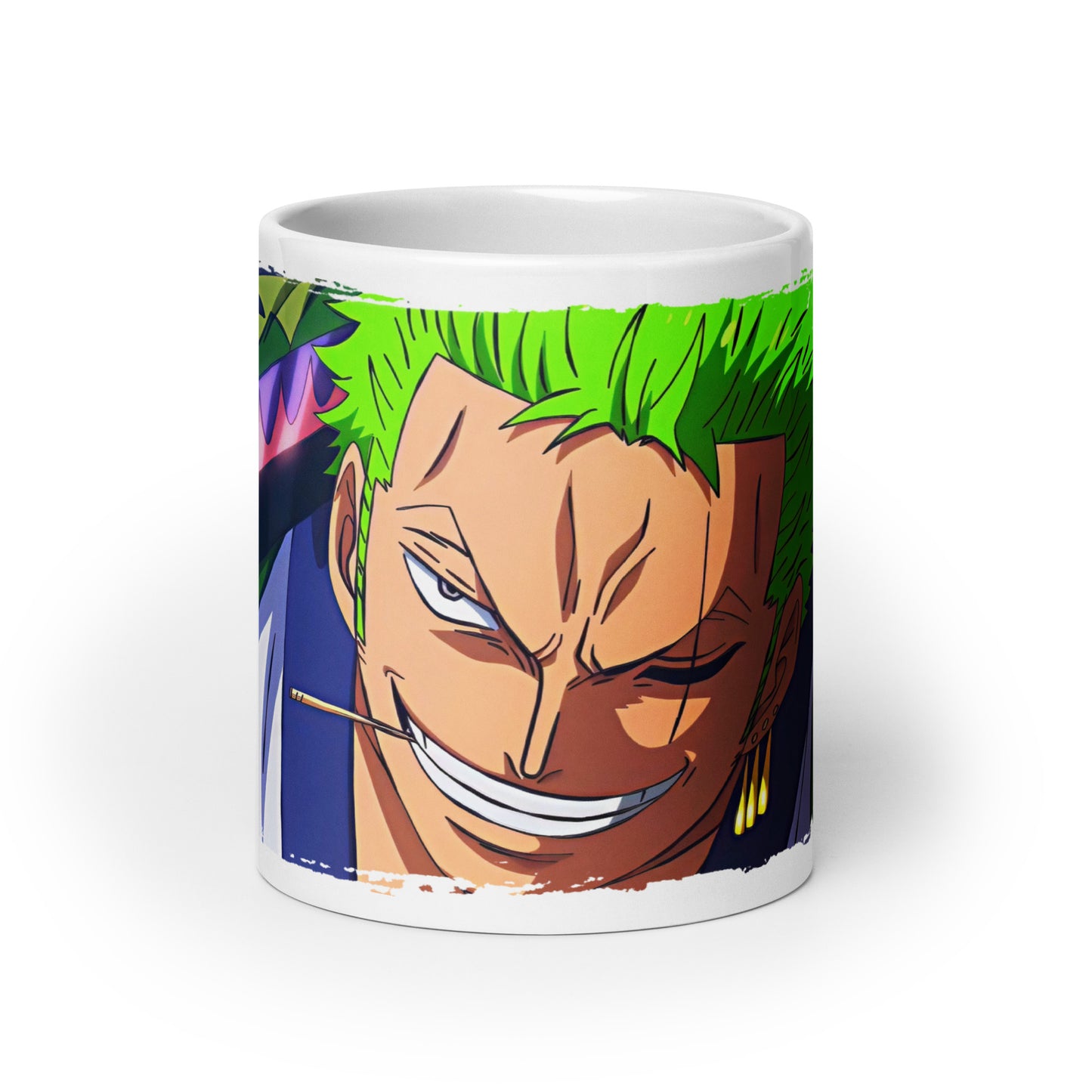 White Glossy Mug - Zoro 25