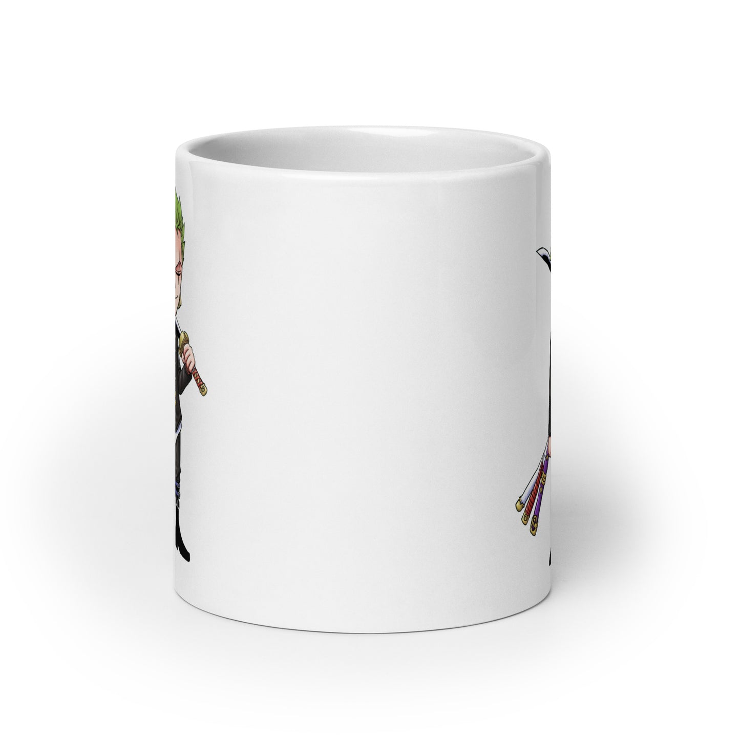 White Glossy Mug - Zoro 27